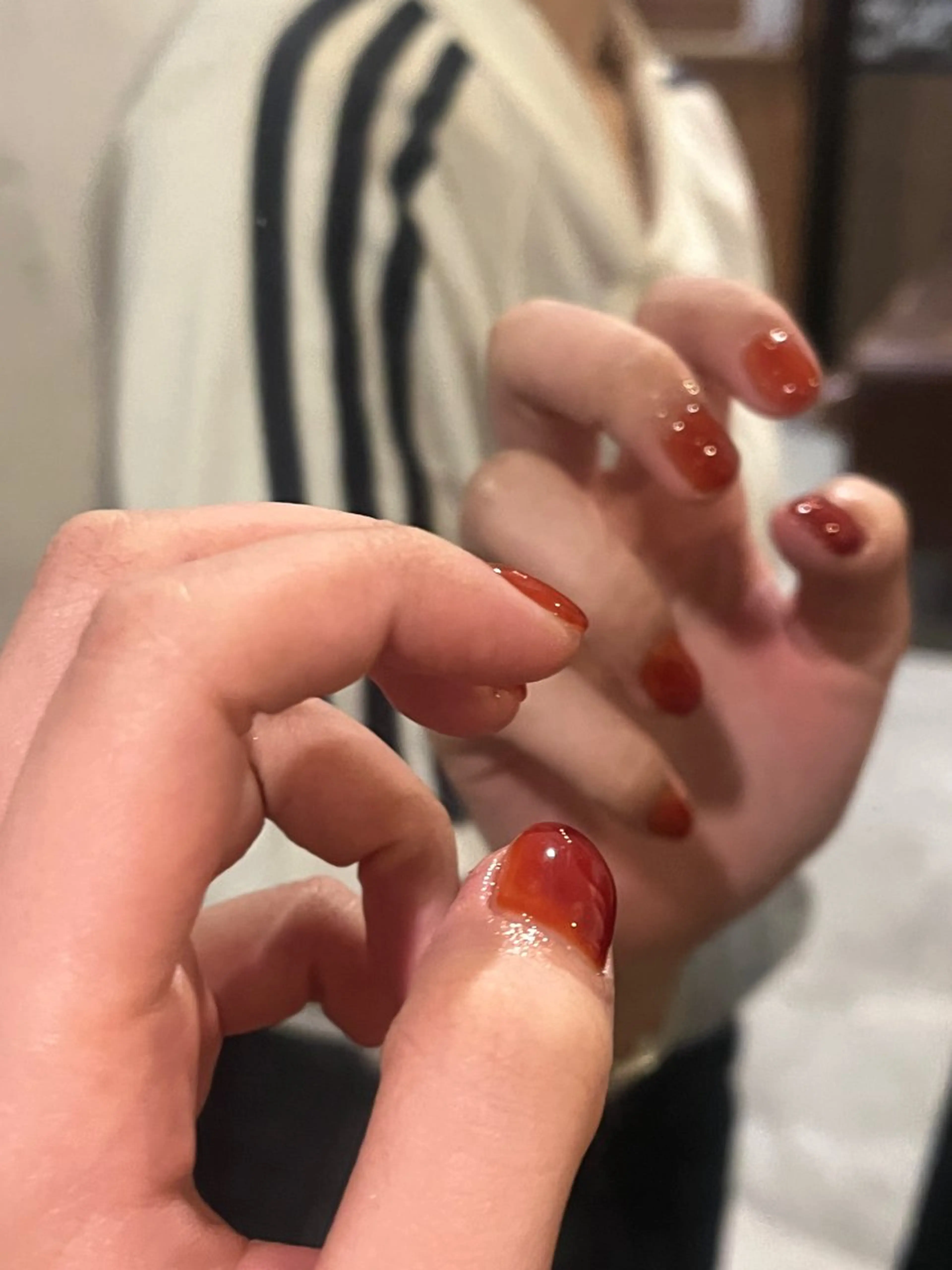 ネイル ワンカラーネイル シンプルネイル NORAmanaka /渋谷⟡.·*.のネイルデザイン