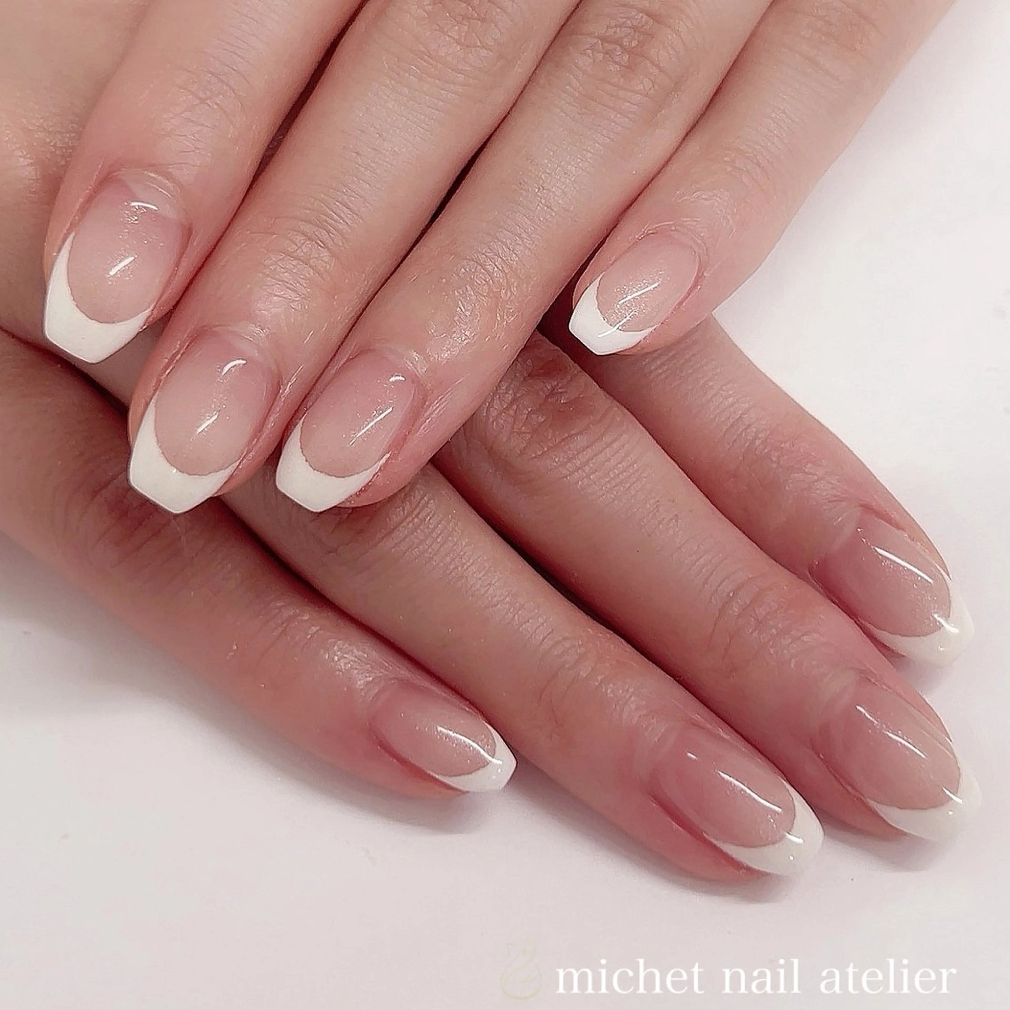 ネイル フレンチネイル ジェルネイル グラデーション シンプルネイル 春ネイル ハンドネイル h. rikaのネイルデザイン