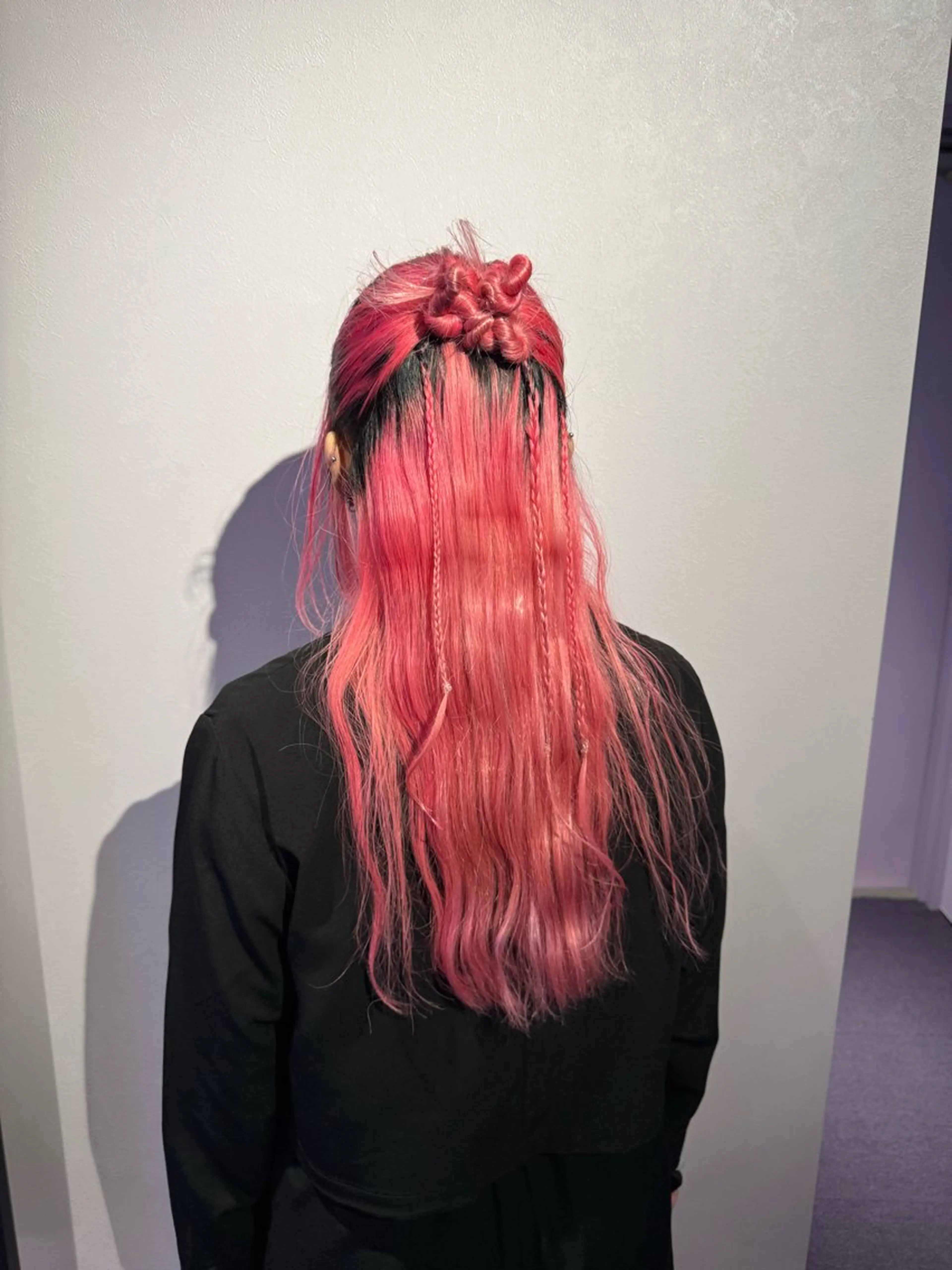 ロング カラー ヘアアレンジ ハーフアップ ヘアカラー 無料モデル募集/ボブ /レイヤー/Rinのヘアスタイル