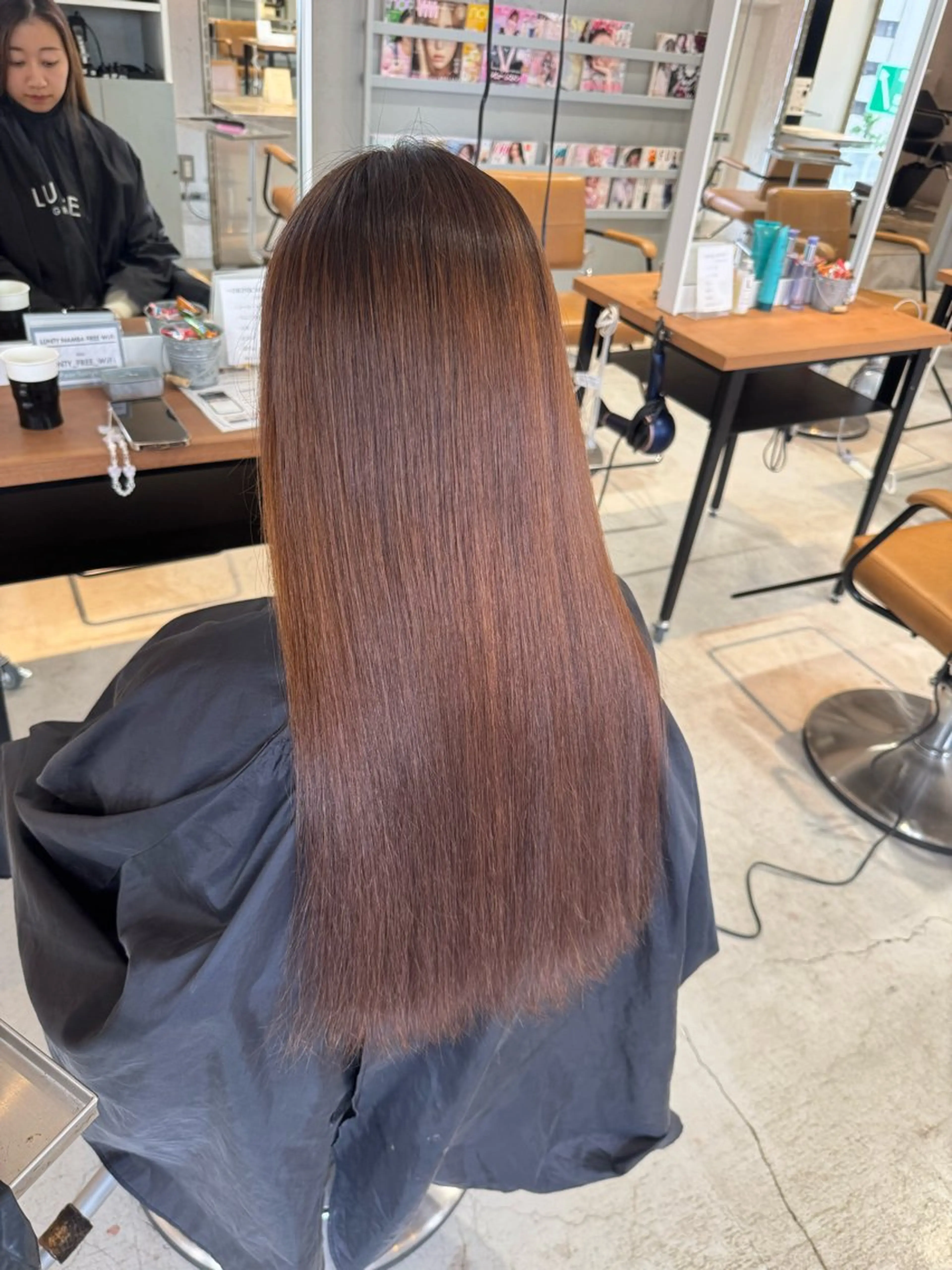 ロング 縮毛矯正 🌶F-CODE RINA🌶のヘアスタイル