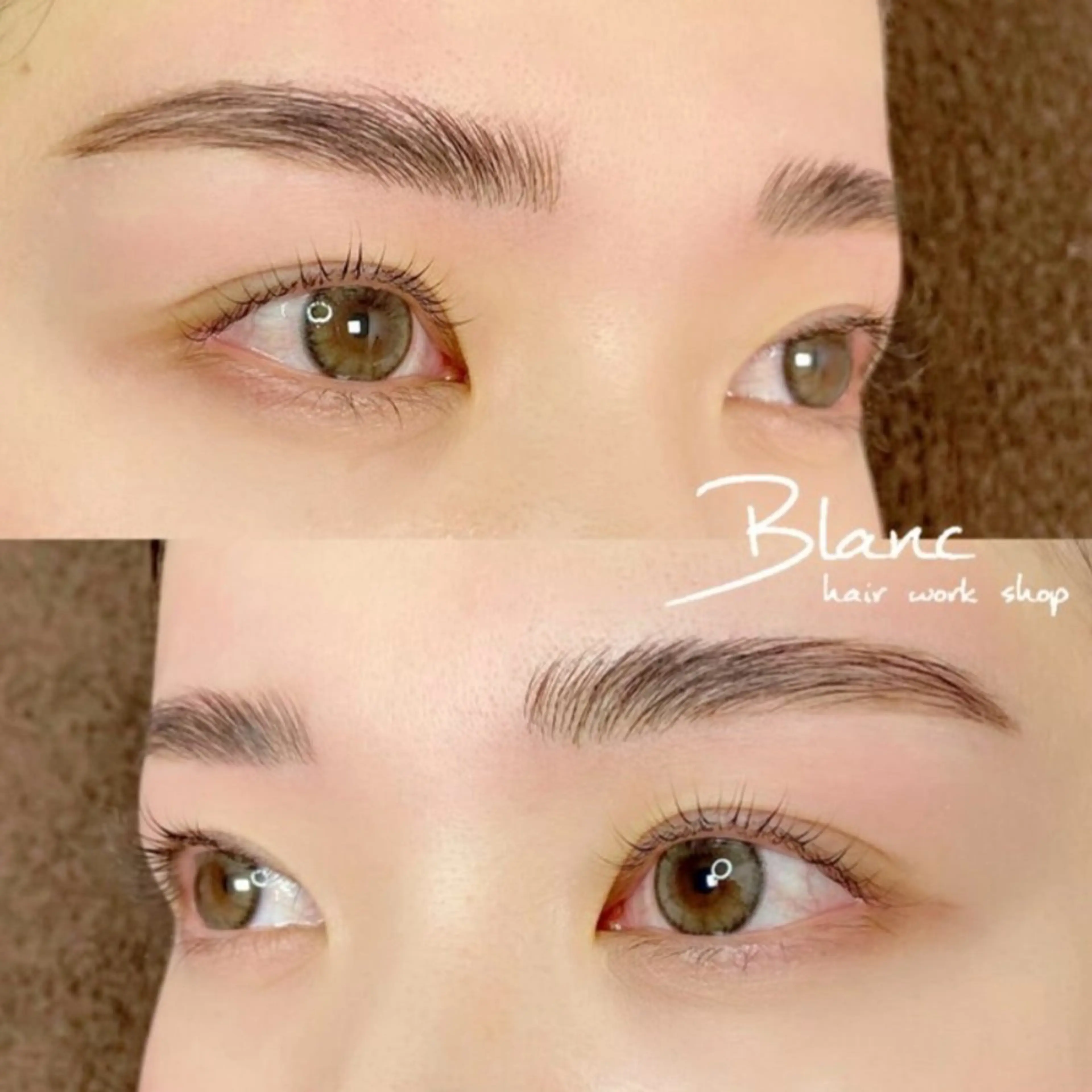 アイブロウ ハリウッドブロウリフト Blanc梅田茶屋町 【まつげパーマ・眉】のマツエク・マツパデザイン