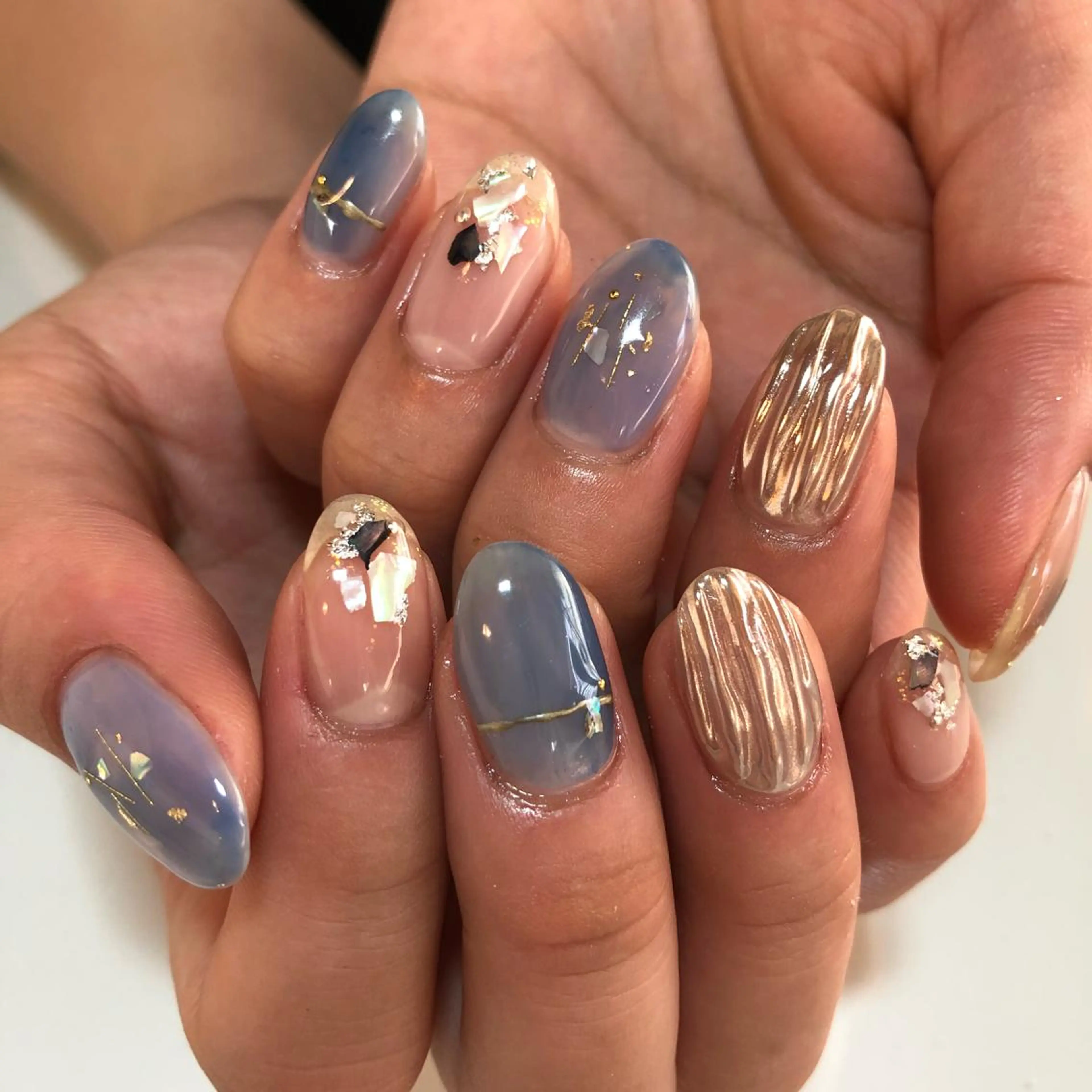 ネイル ニュアンスネイル g-up nail所属・米田 律子のネイルデザイン