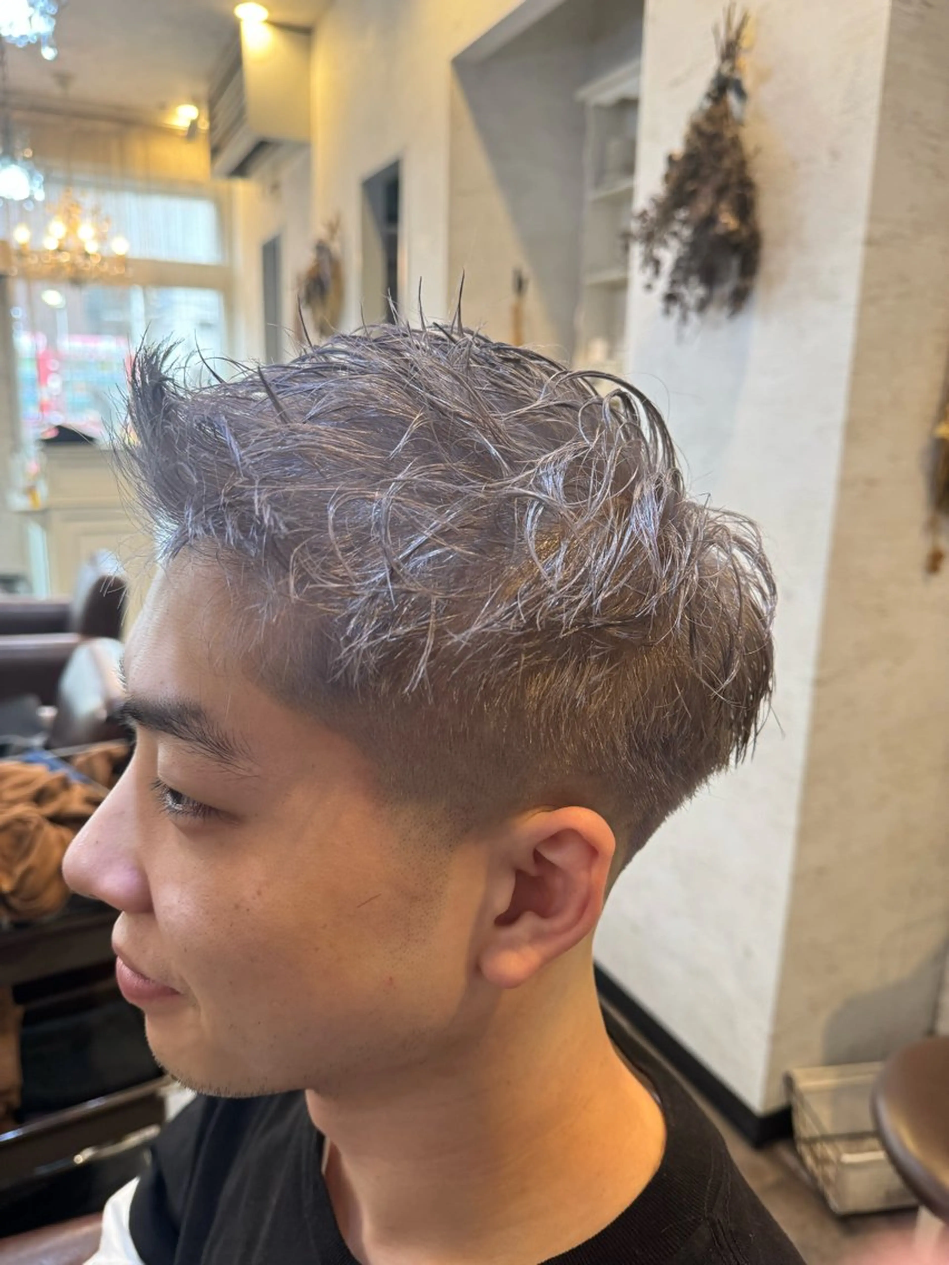 カラー メンズ シルバー ✂︎ kousuke✂︎のヘアスタイル