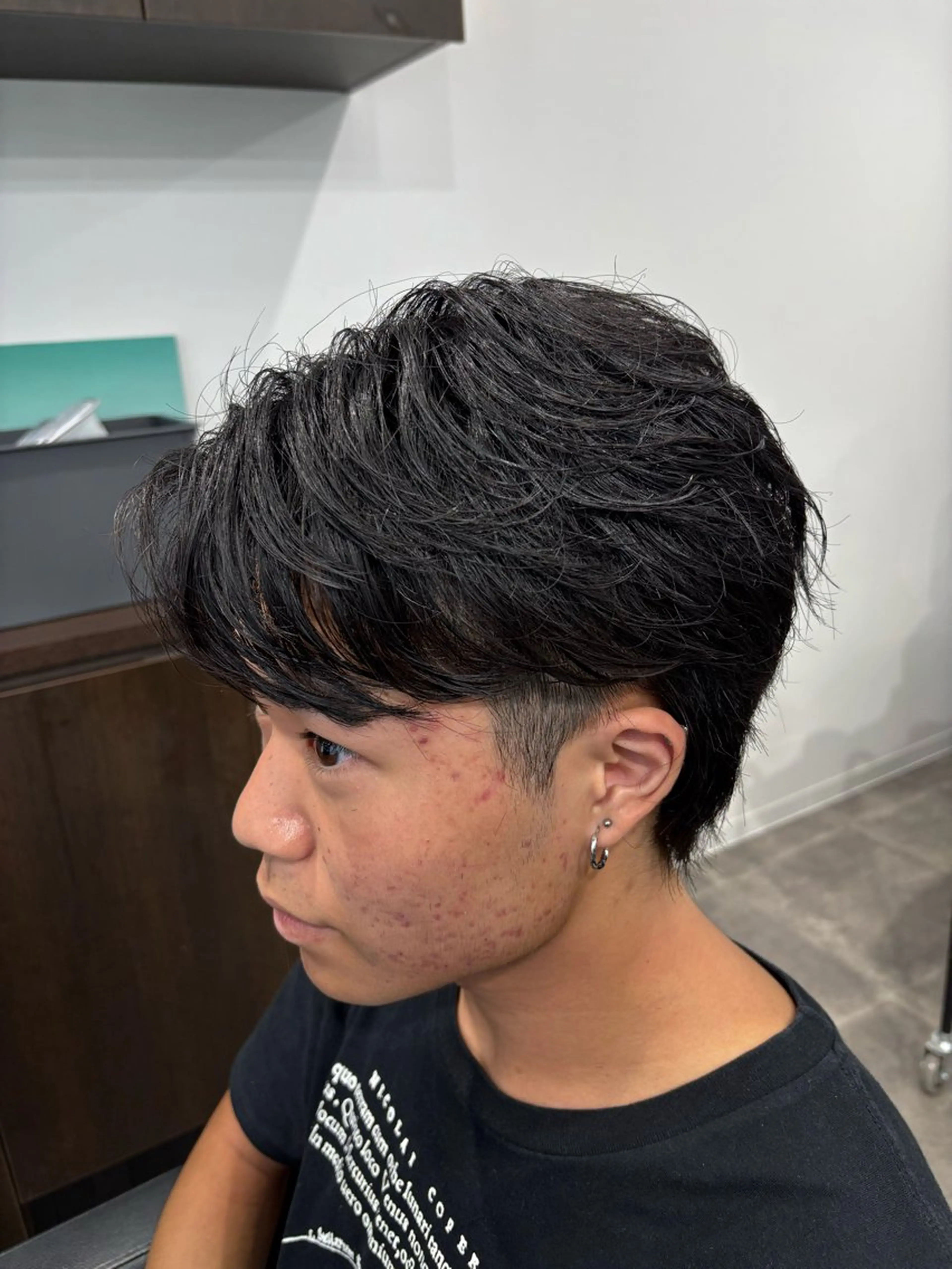 メンズ カット パーマ 🪽直毛男子の救世主 🪽フェザーパーマのヘアスタイル