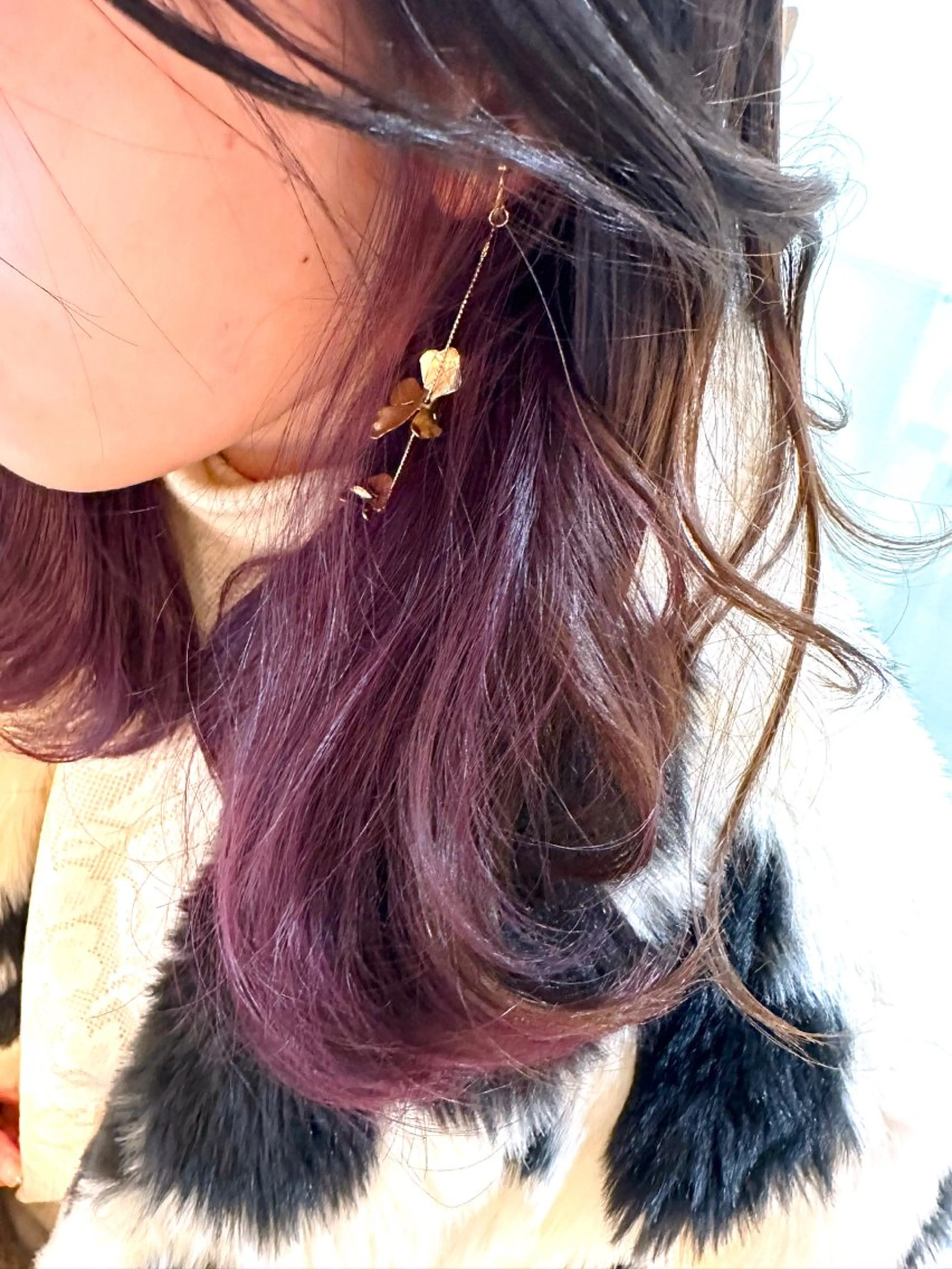 セミロング 足立 穂乃果のヘアスタイル