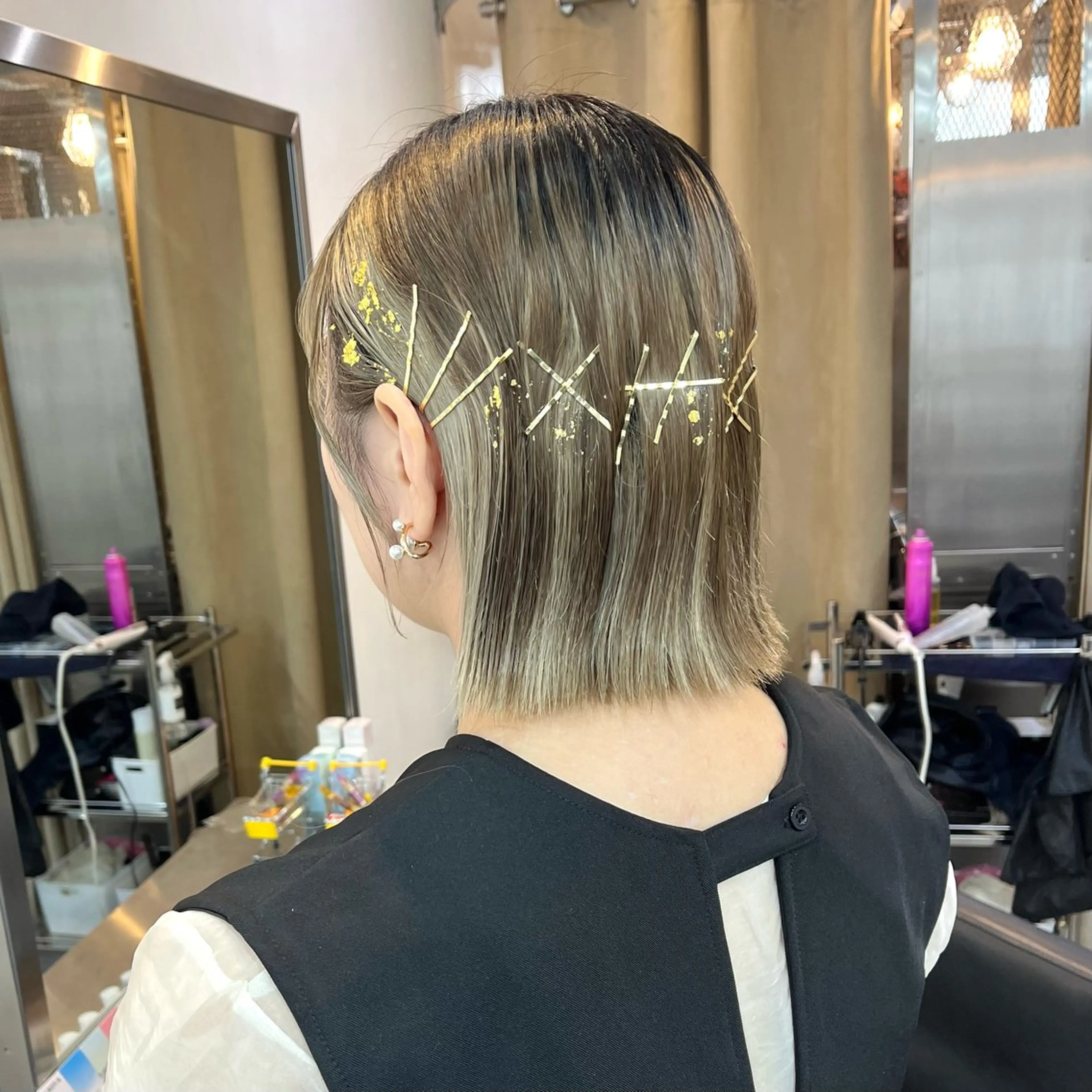 ショート ヘアアレンジ ヘアセット Je suis heureuse Tres所属・早朝セット☀️ レイヤー/Momoのヘアスタイル