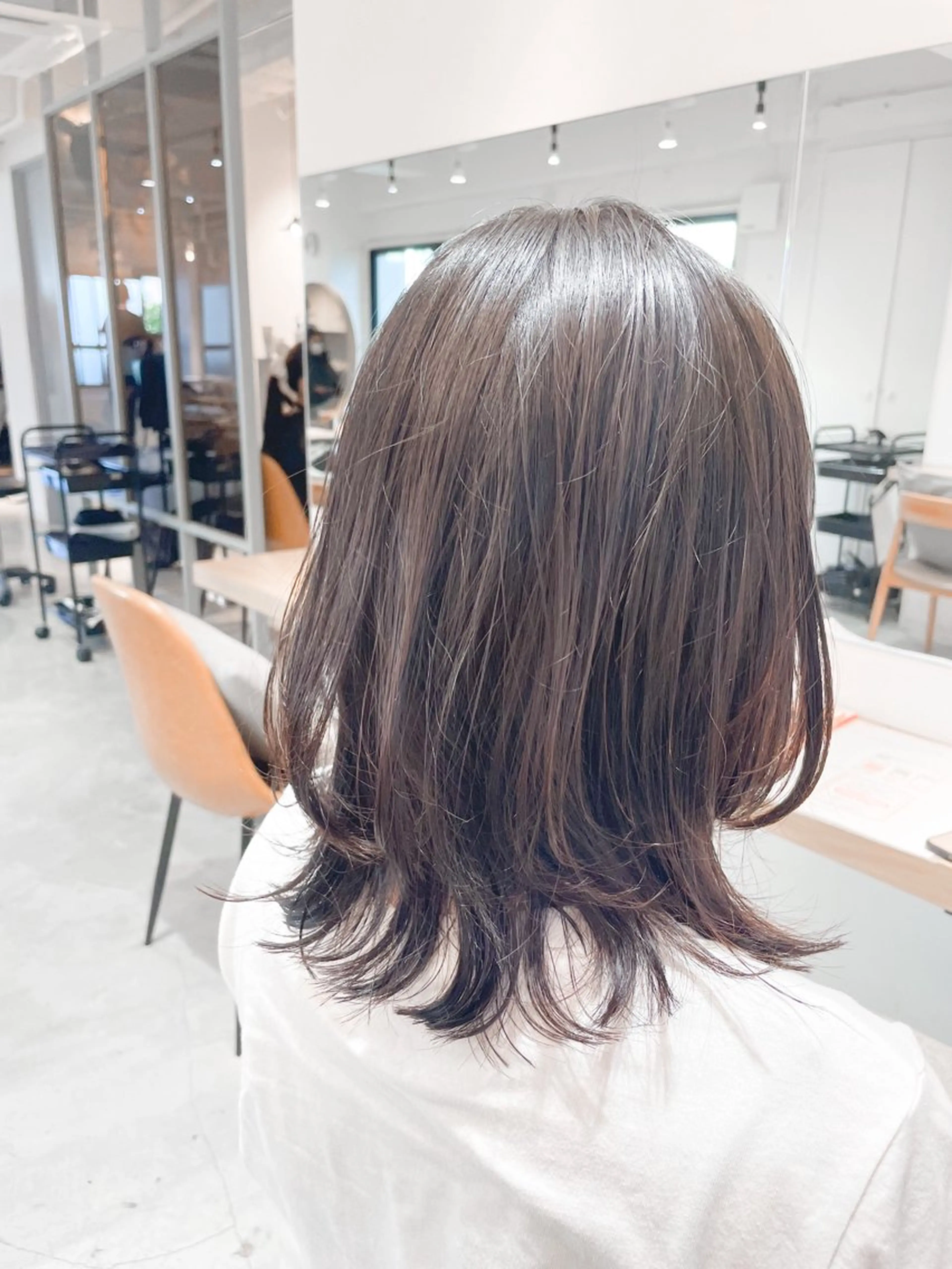 ミディアム カラー カラー/レイヤー /カット泉谷七登のヘアスタイル