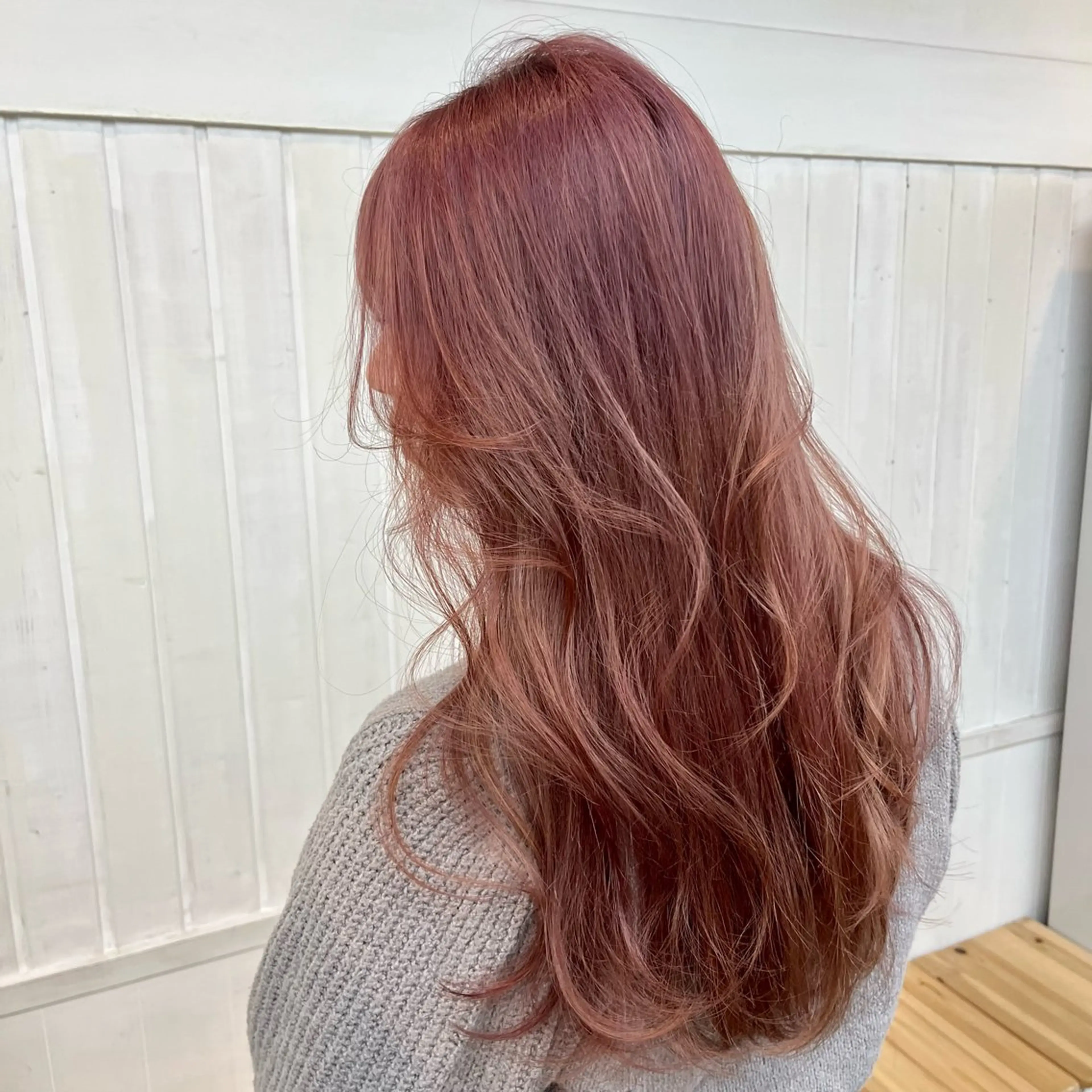 ロング RIKU⚡️毛流れ ヘア×眉ワックスのヘアスタイル