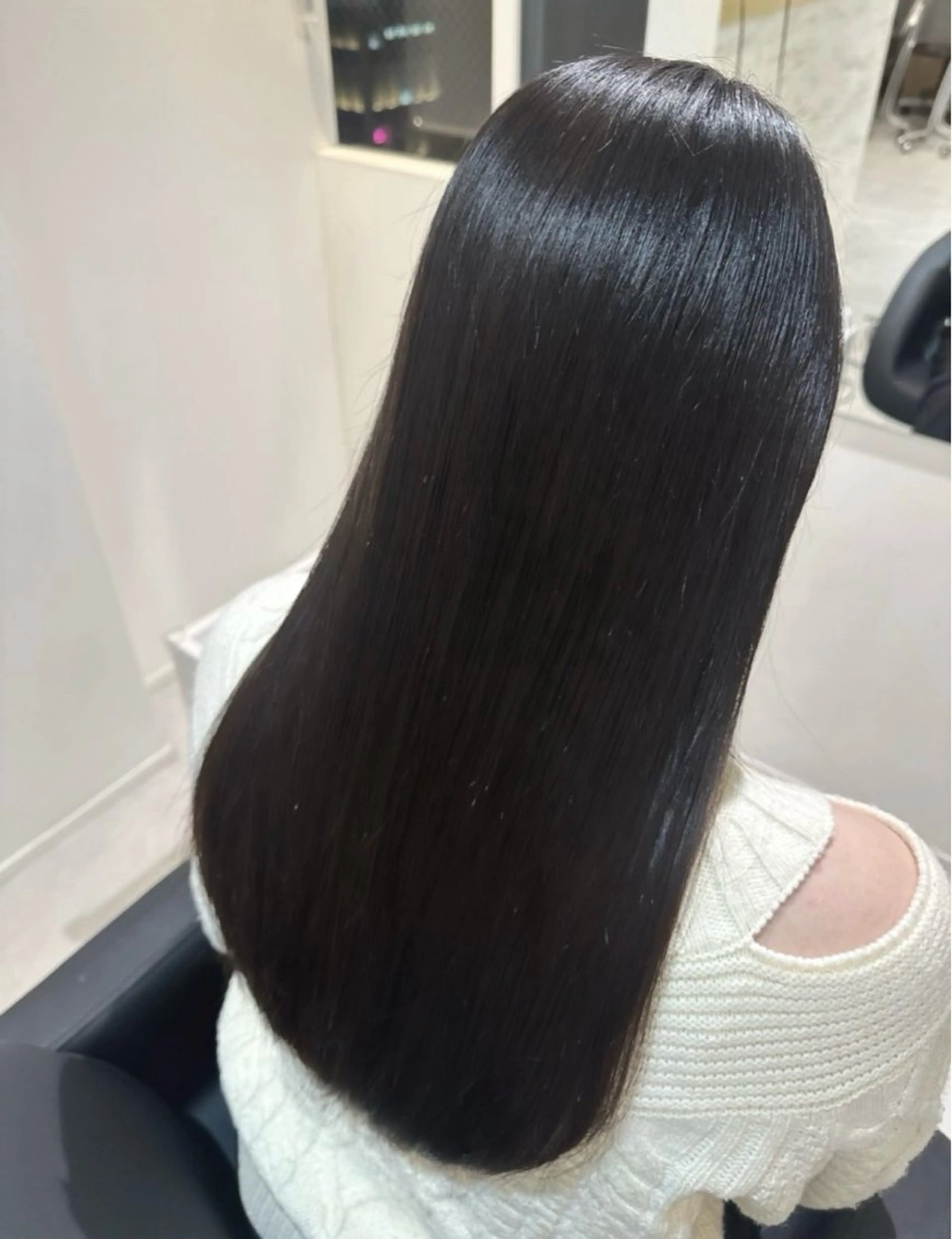 【縮毛🩰オーダーメイドで柔らかな質感へ】髪質改善ストレート＋トリートメント🫣🫧🎀の写真