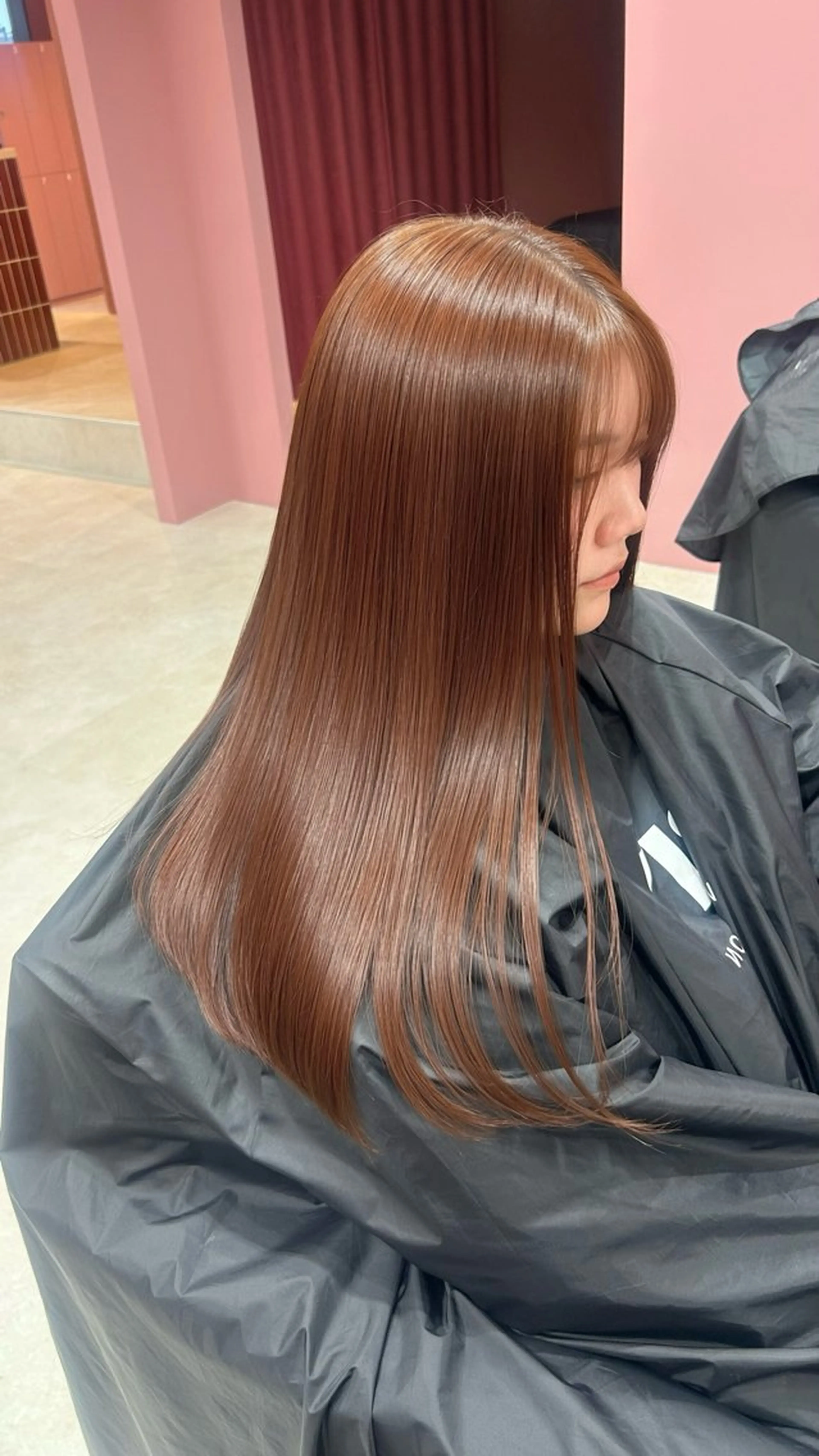 セミロング カット ヘアカラー トリートメント 透明感カラー♡ 原宿美容室￤Rinaのヘアスタイル