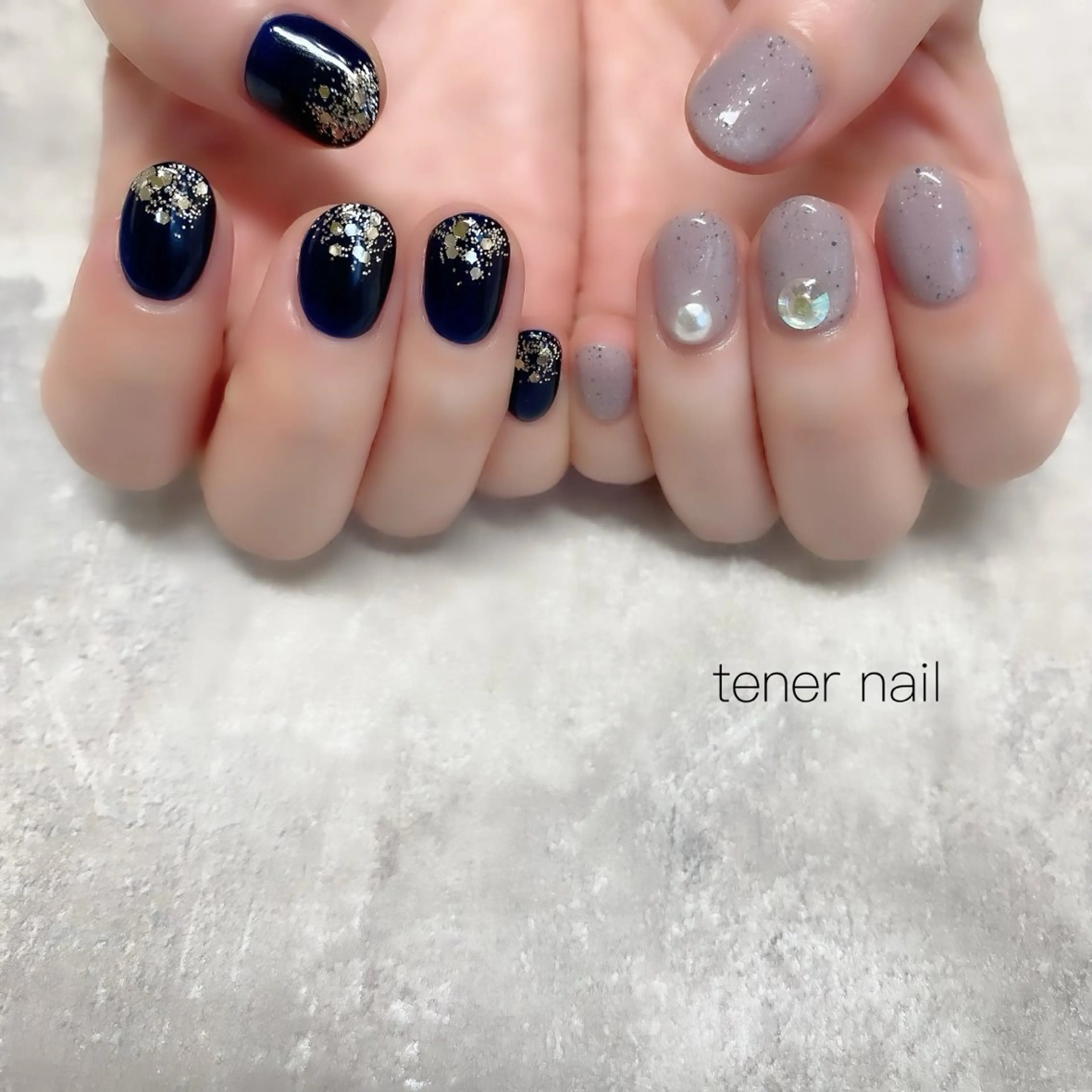 ネイル キラキラネイル ハンドネイル テネルネイル tener nailのネイルデザイン