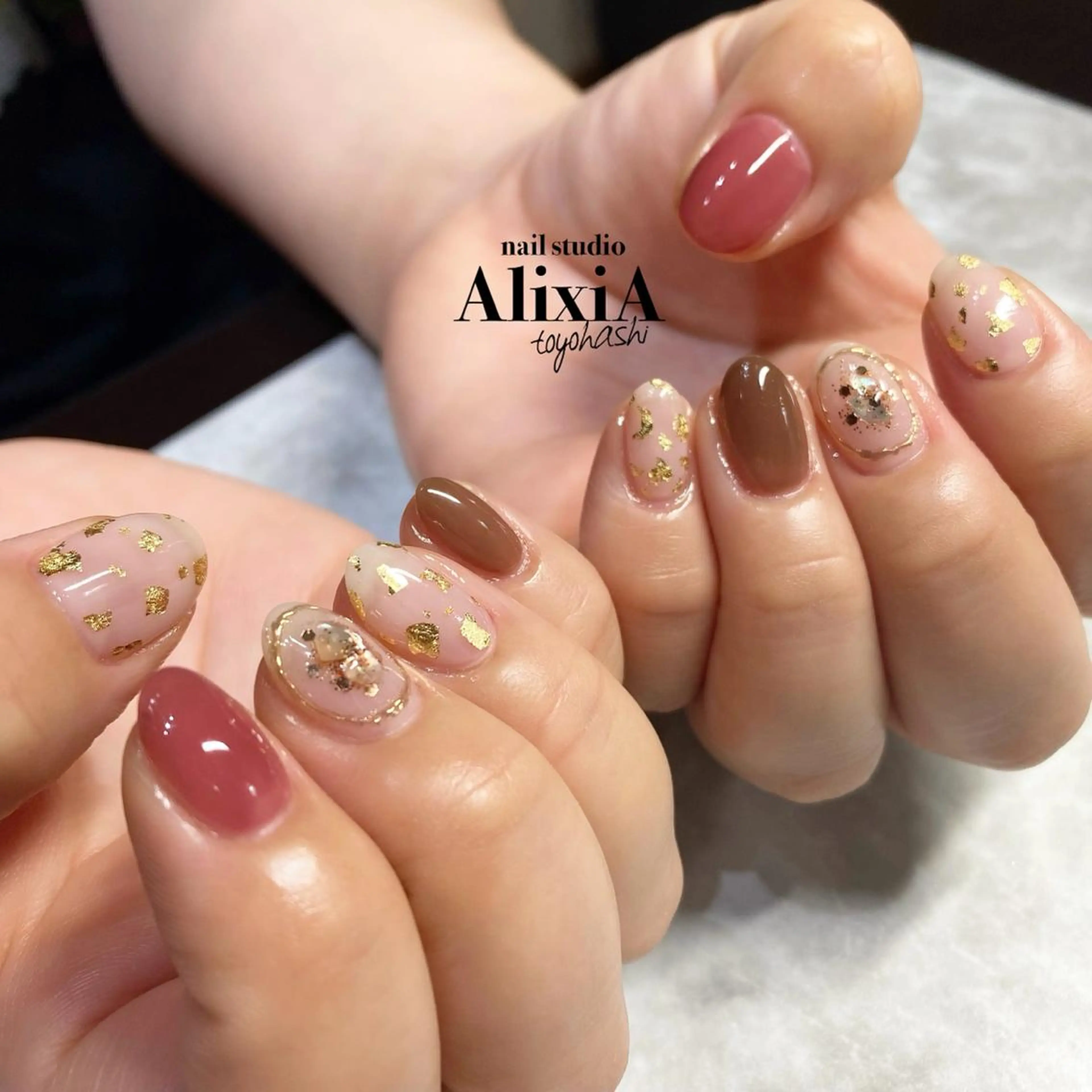 ネイル ハンドネイル AlixiA ゆみのネイルデザイン