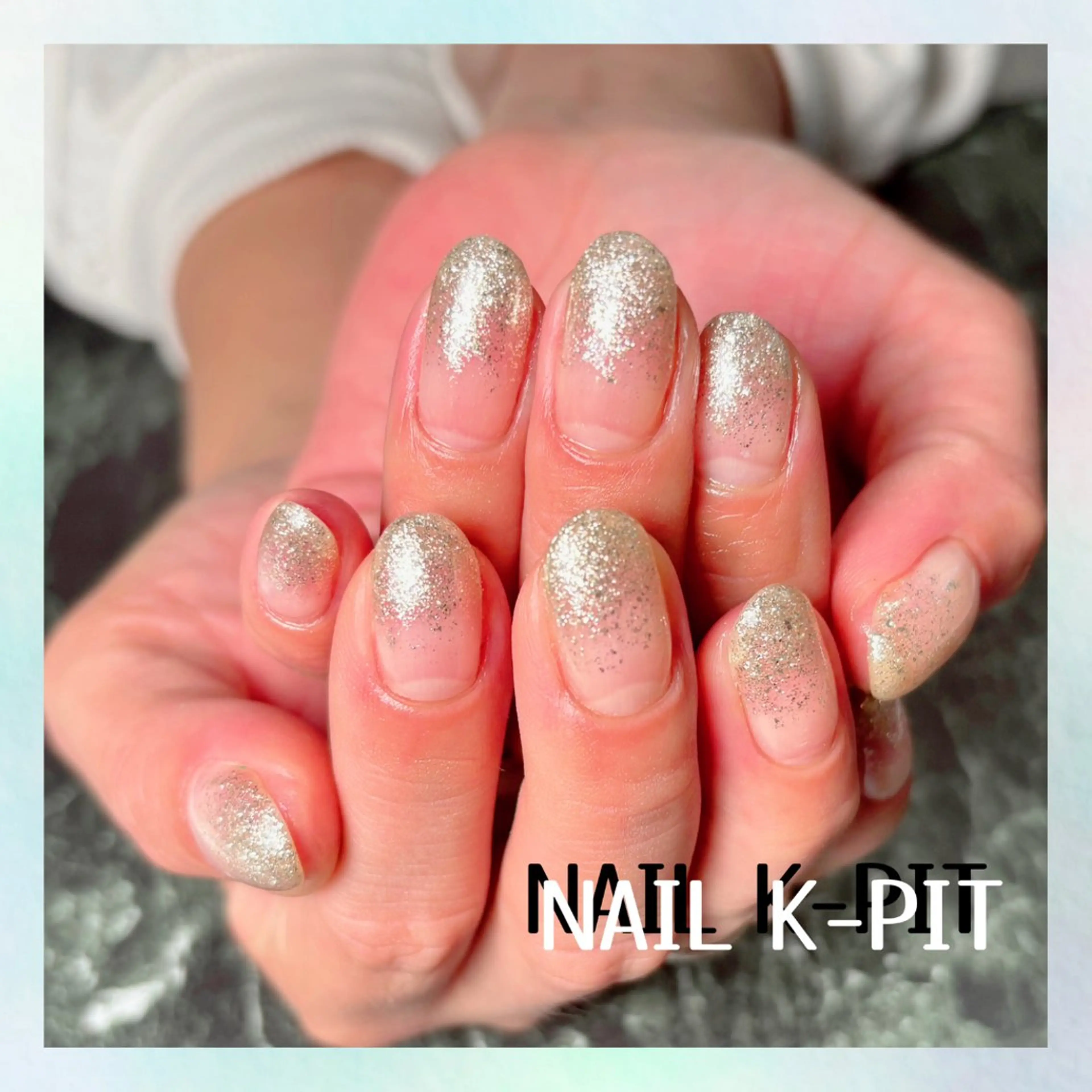 ネイル フットネイル ジェルネイル グラデーション ラメ(グリッター) ラメグラデーション ハンドネイル NAIL K-PIT ネイル ケーピットの眉毛・アイブロウイメージ