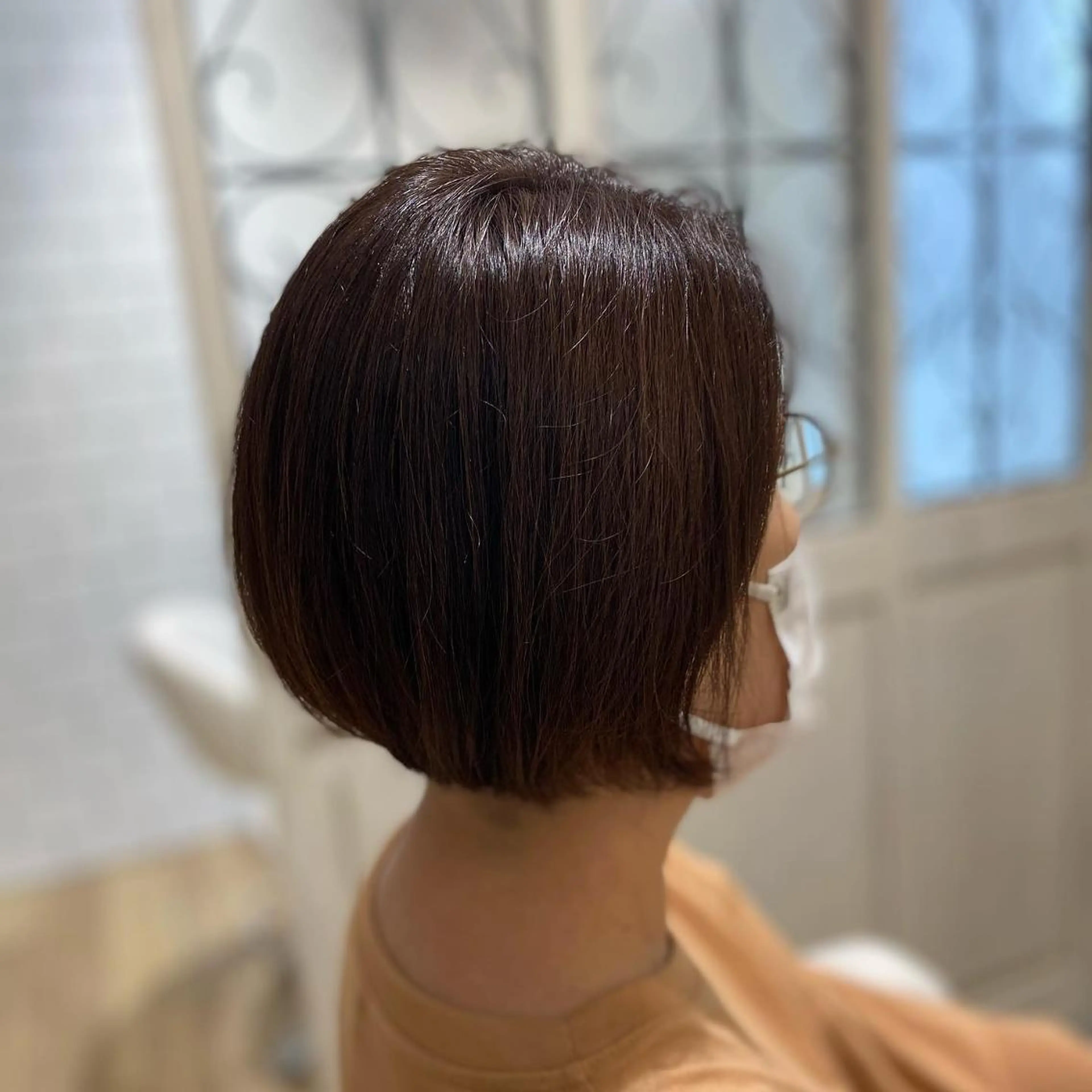ショート カラー パーマ ヘアアレンジ メンズ キッズ ネイル マツエク・マツパ ✂︎ショート、ボブ、 レイヤー🩵YUMIのヘアスタイル
