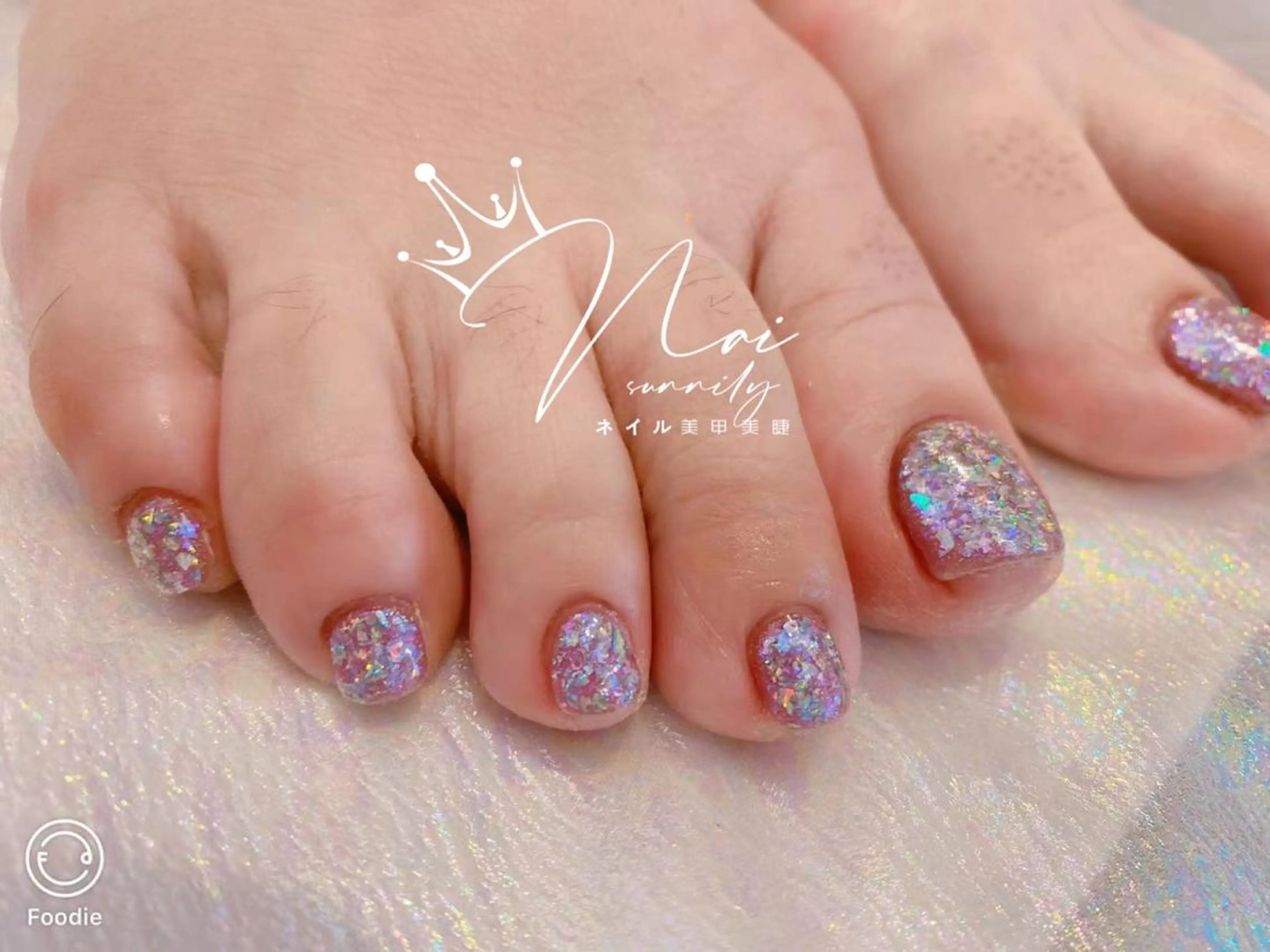 ネイル フットネイル 長さだし専門店 M2　rikaのネイルデザイン