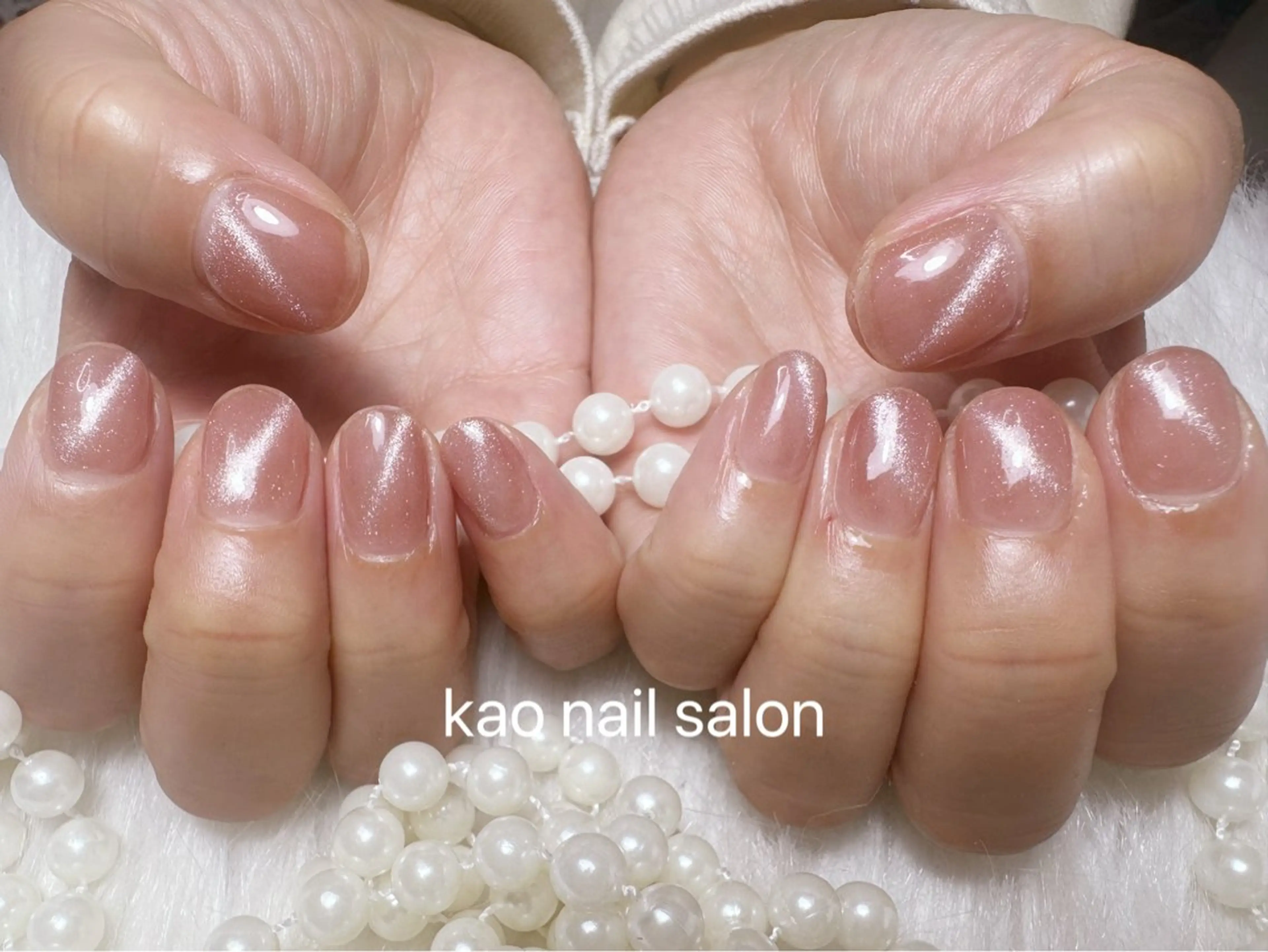 ネイル ハンドネイル kao nail マグネット/長さだしのネイルデザイン