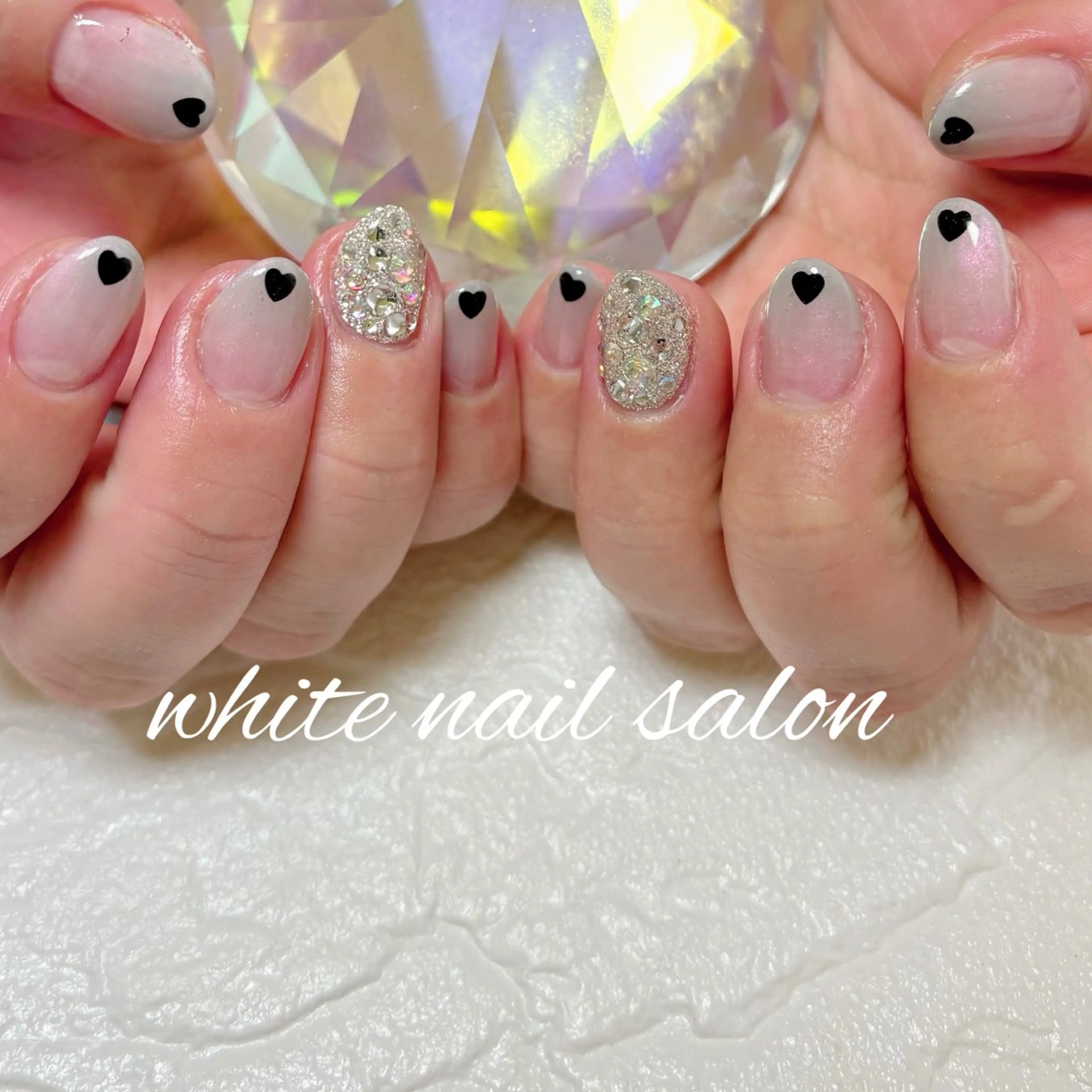 ネイル フットネイル 持ち込み ハンドネイル white nail salonのネイルデザイン