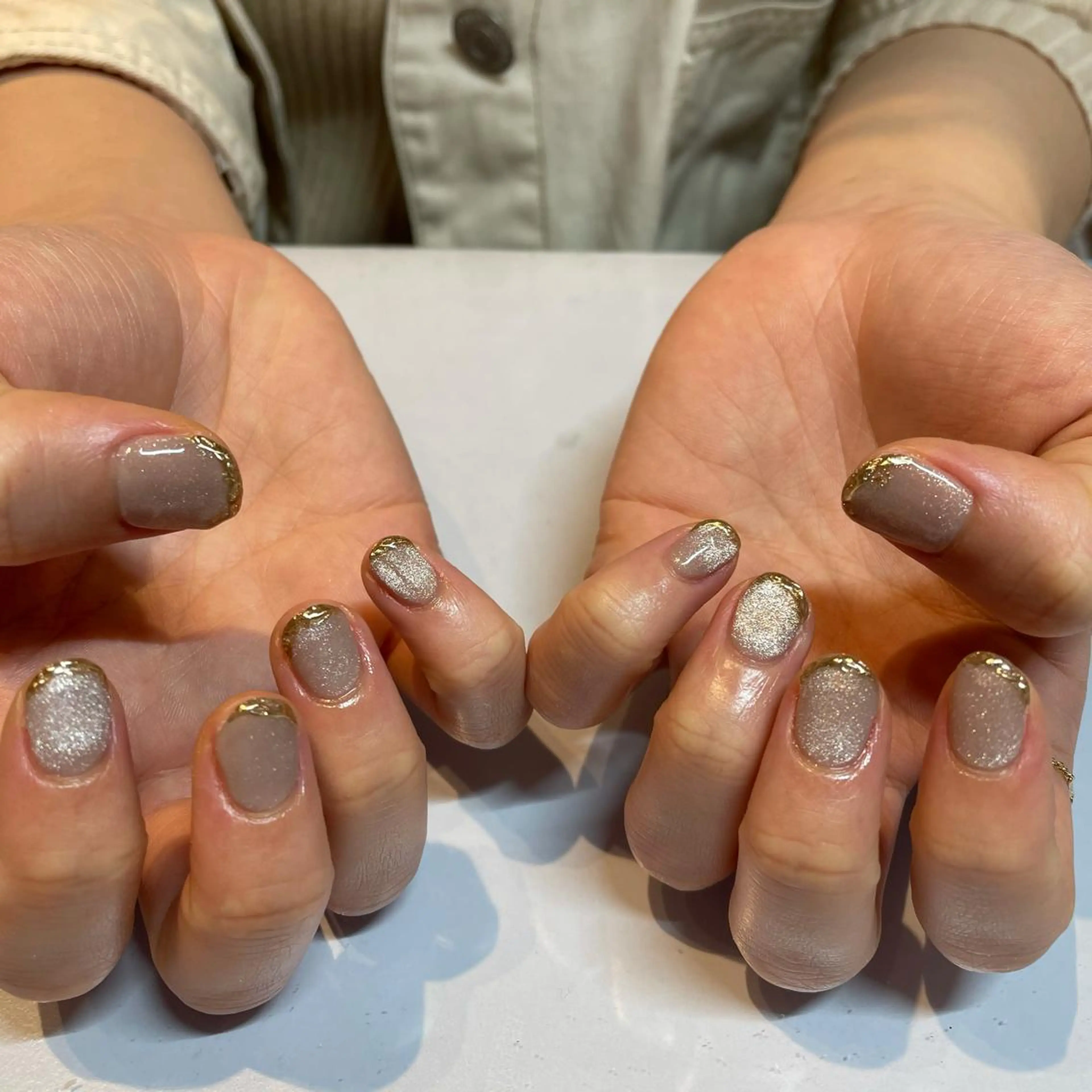 ネイル ミラーネイル ハンドネイル Tocowaka マエダのネイルデザイン