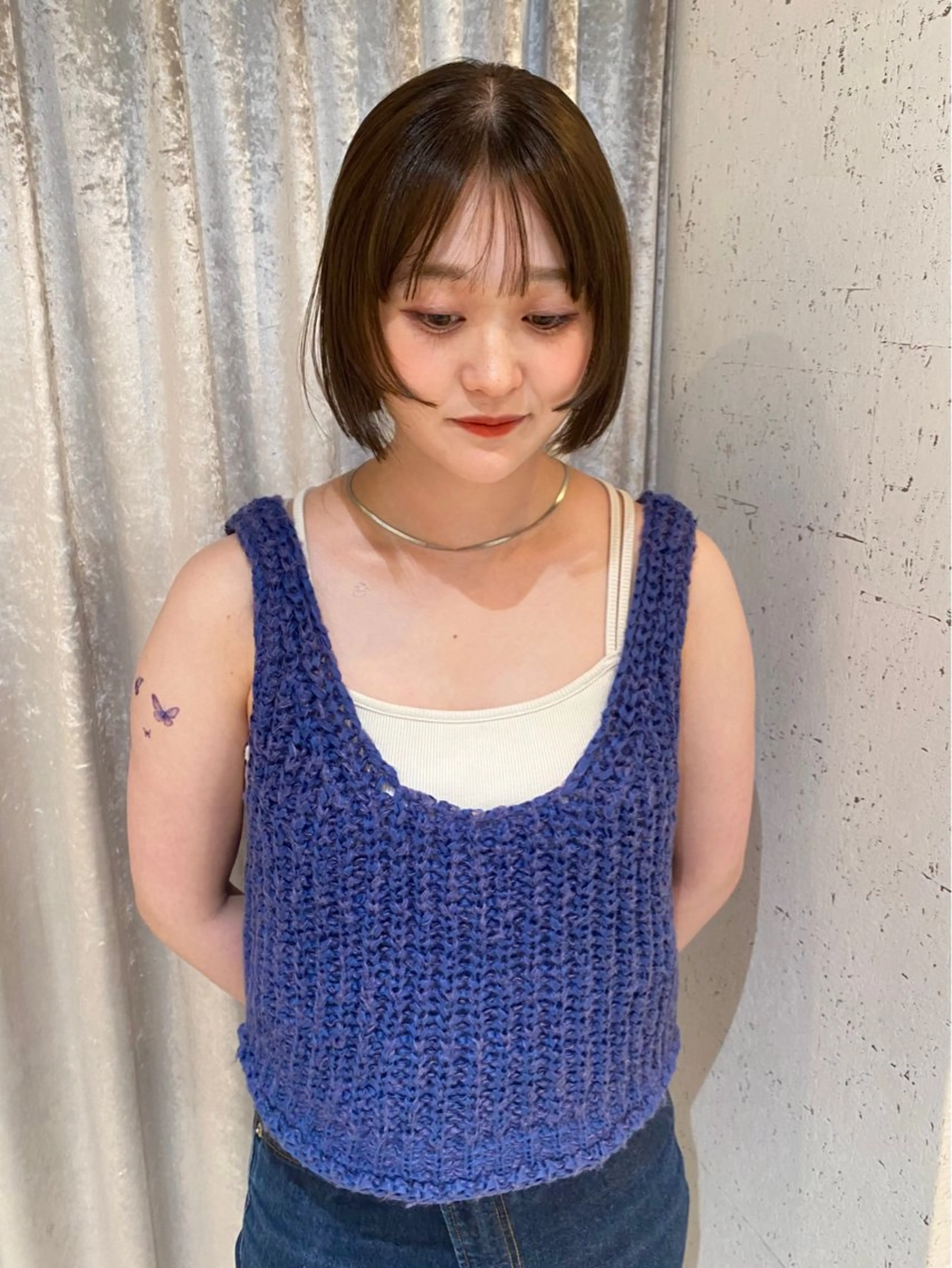 ショート カラー パーマ カット ヘアカラー 縮毛矯正 トリートメント mai / linoah˚✧のヘアスタイル