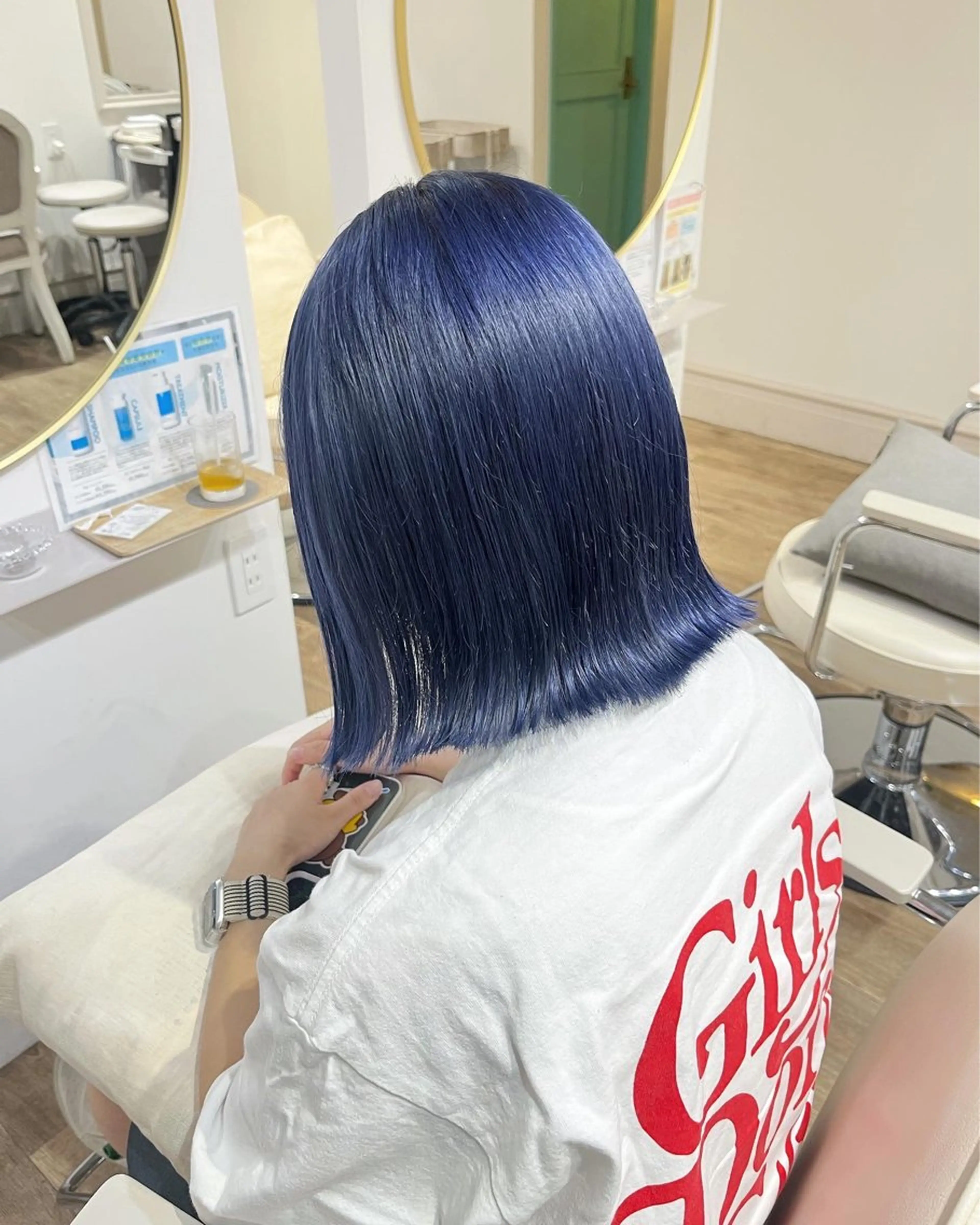 ミディアム カラー パーマ ヘアアレンジ メンズ ヘアカラー トリートメント 𝗺𝗶𝗸𝘂♡ 似合わせ🎀のヘアスタイル