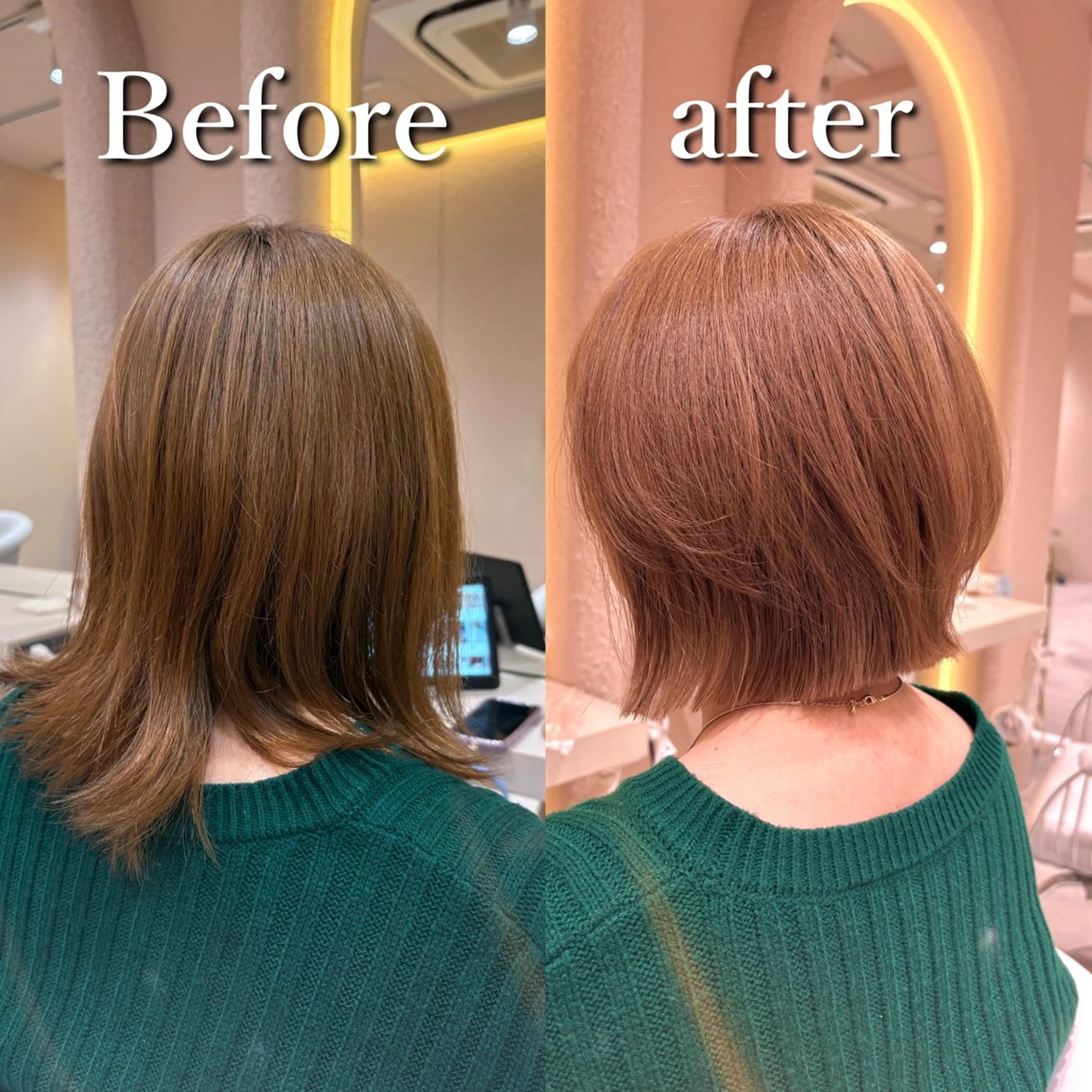 ショート カット ヘアカラー トリートメント レイヤーボブ特化/ 横浜/伊藤　怜のヘアスタイル