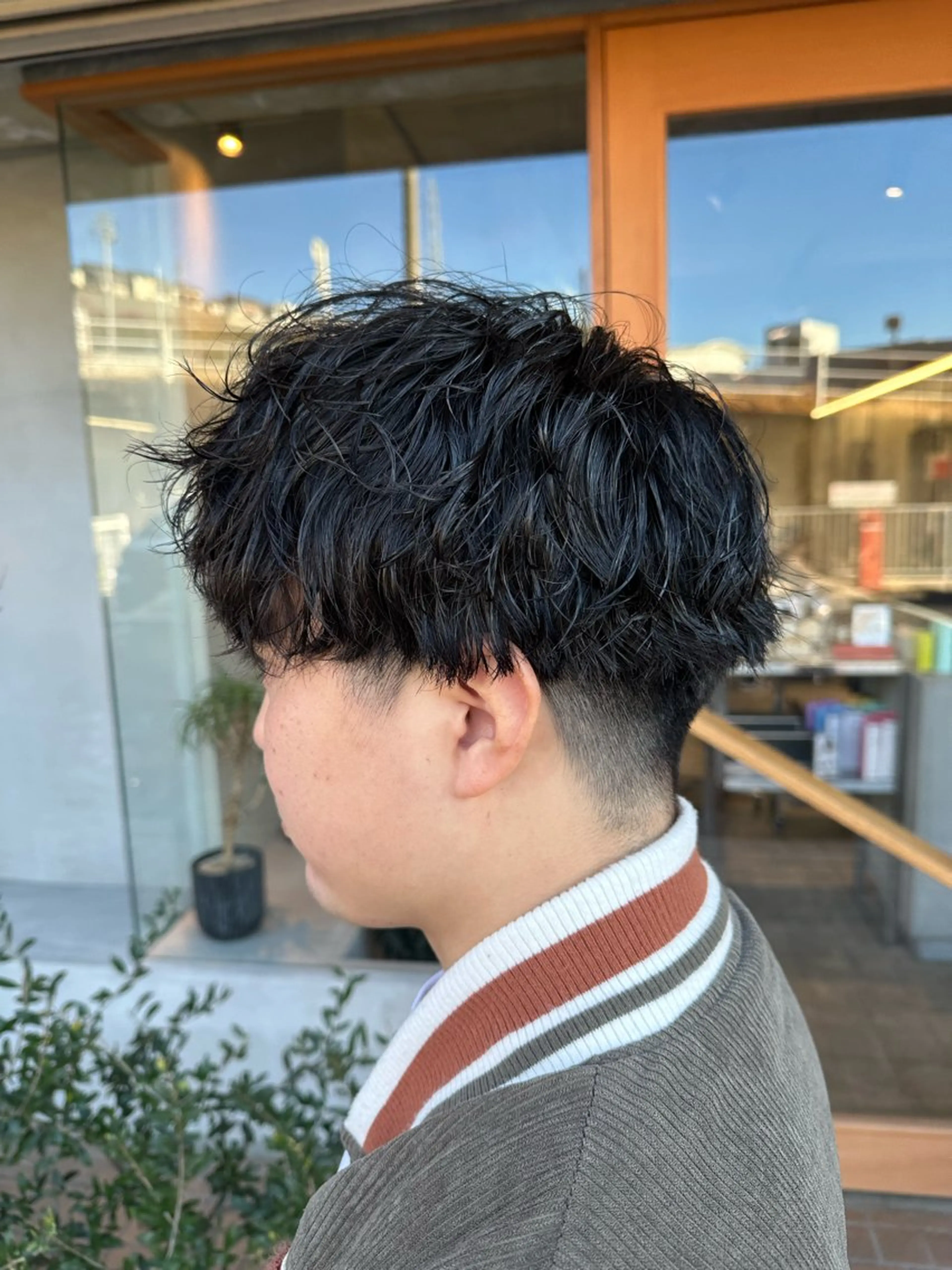 パーマ 加納 孝也のヘアスタイル