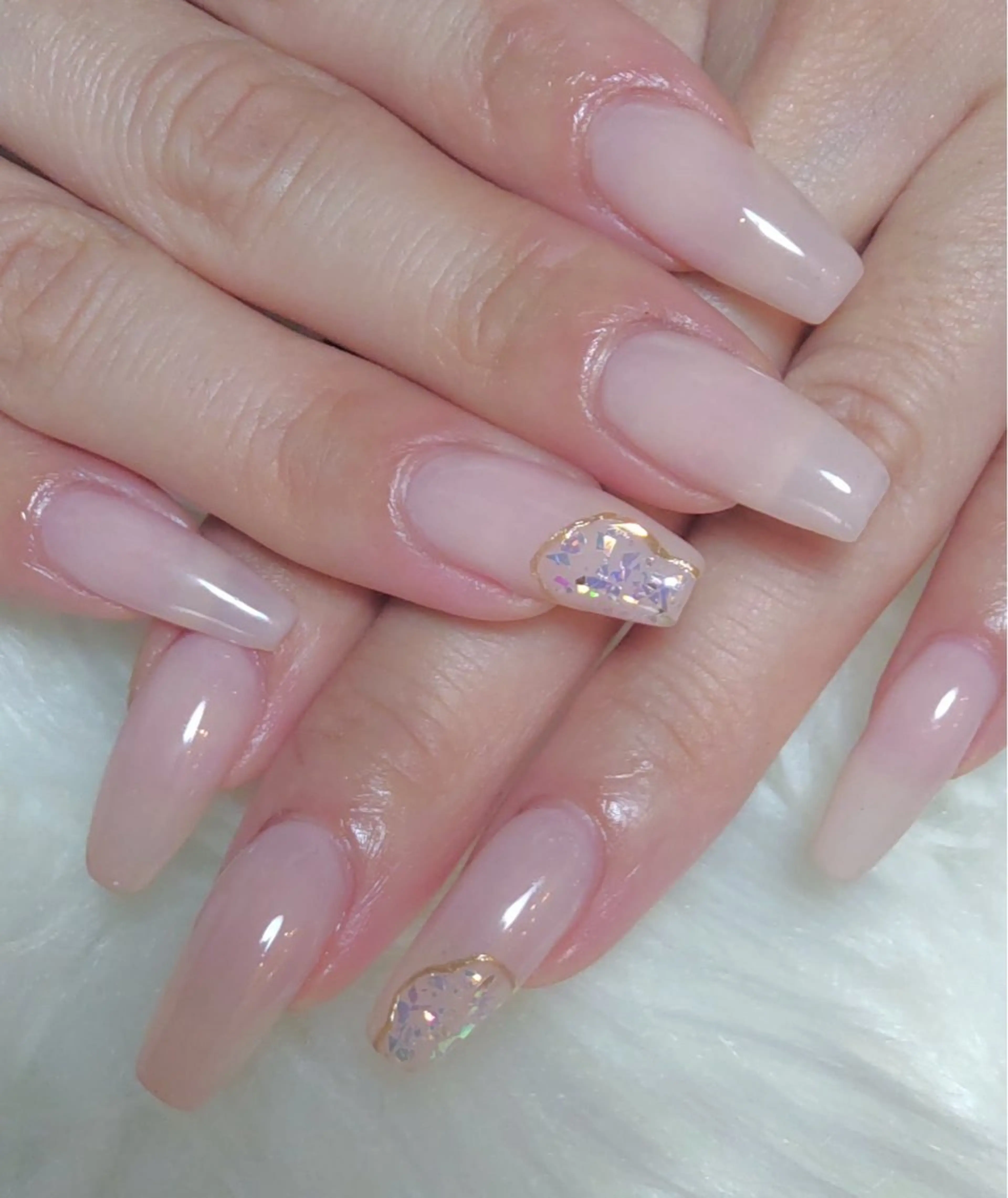 セミロング ハンドネイル Éva nail MARIのネイルデザイン