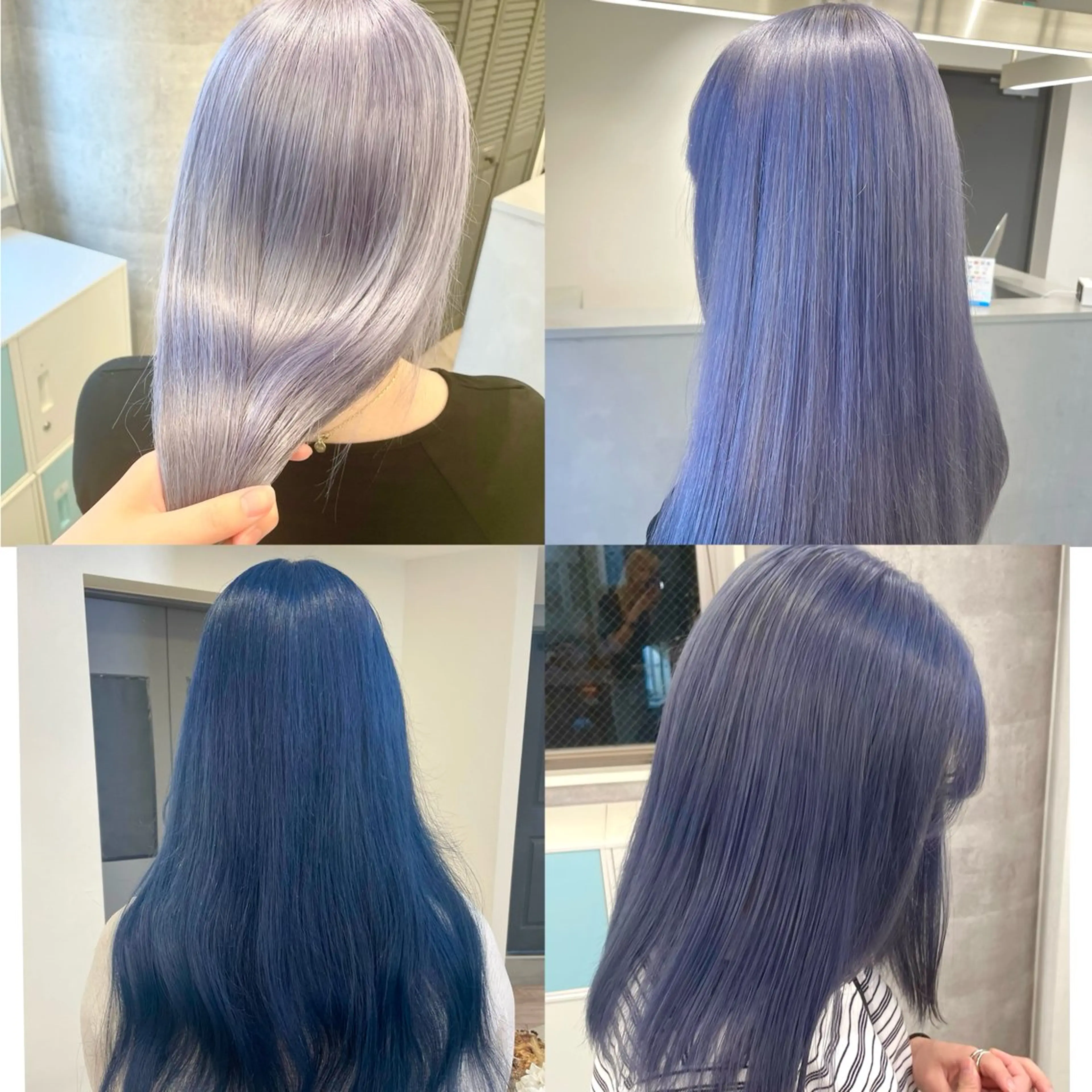 セミロング ヘアカラー ♡似合わせハイトーン ♡maiのヘアスタイル