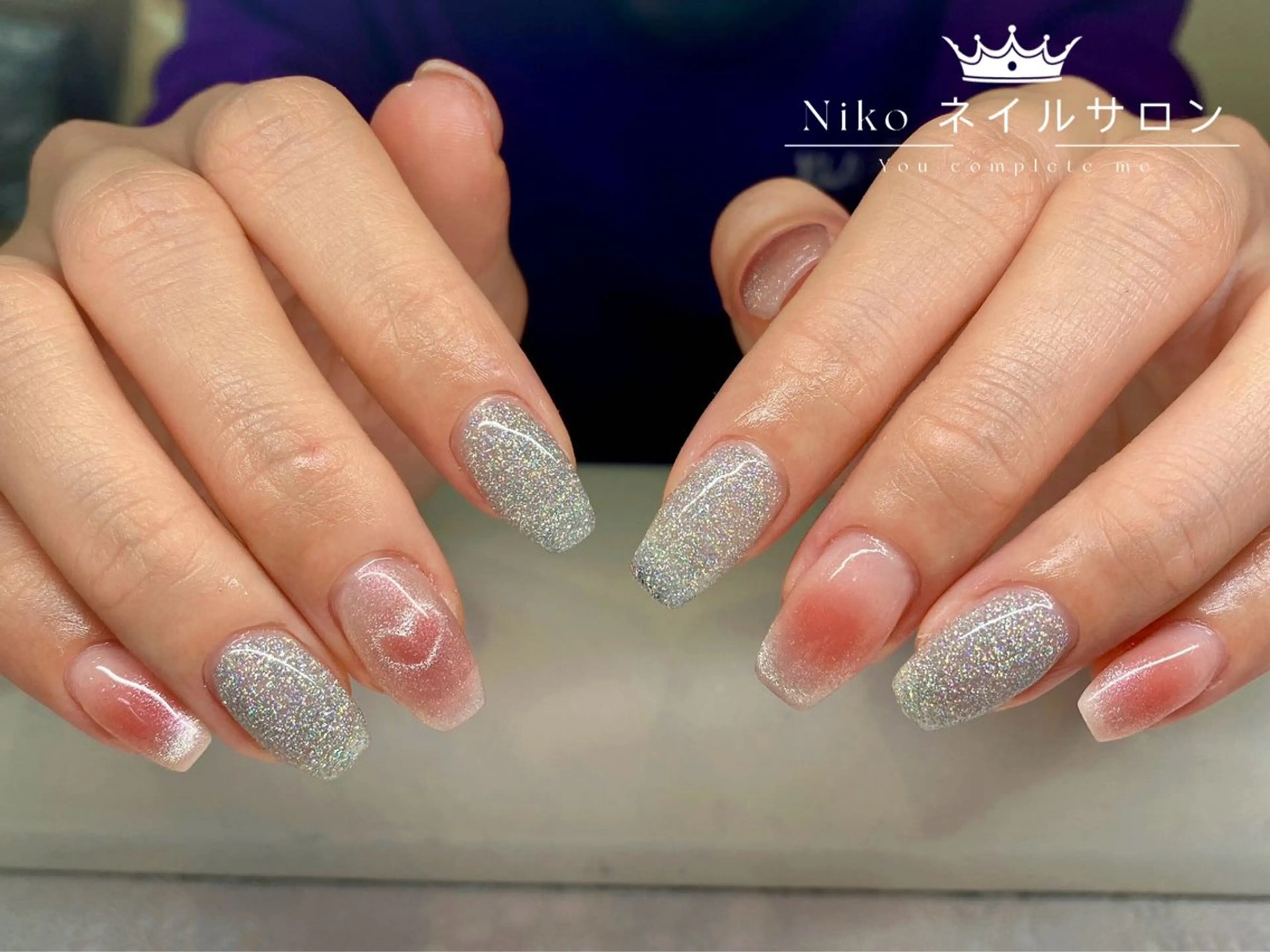 ネイル チークネイル 長さ出し フットネイル フレンチネイル ジェルネイル ハンドネイル Niko ネイルサロンのネイルデザイン