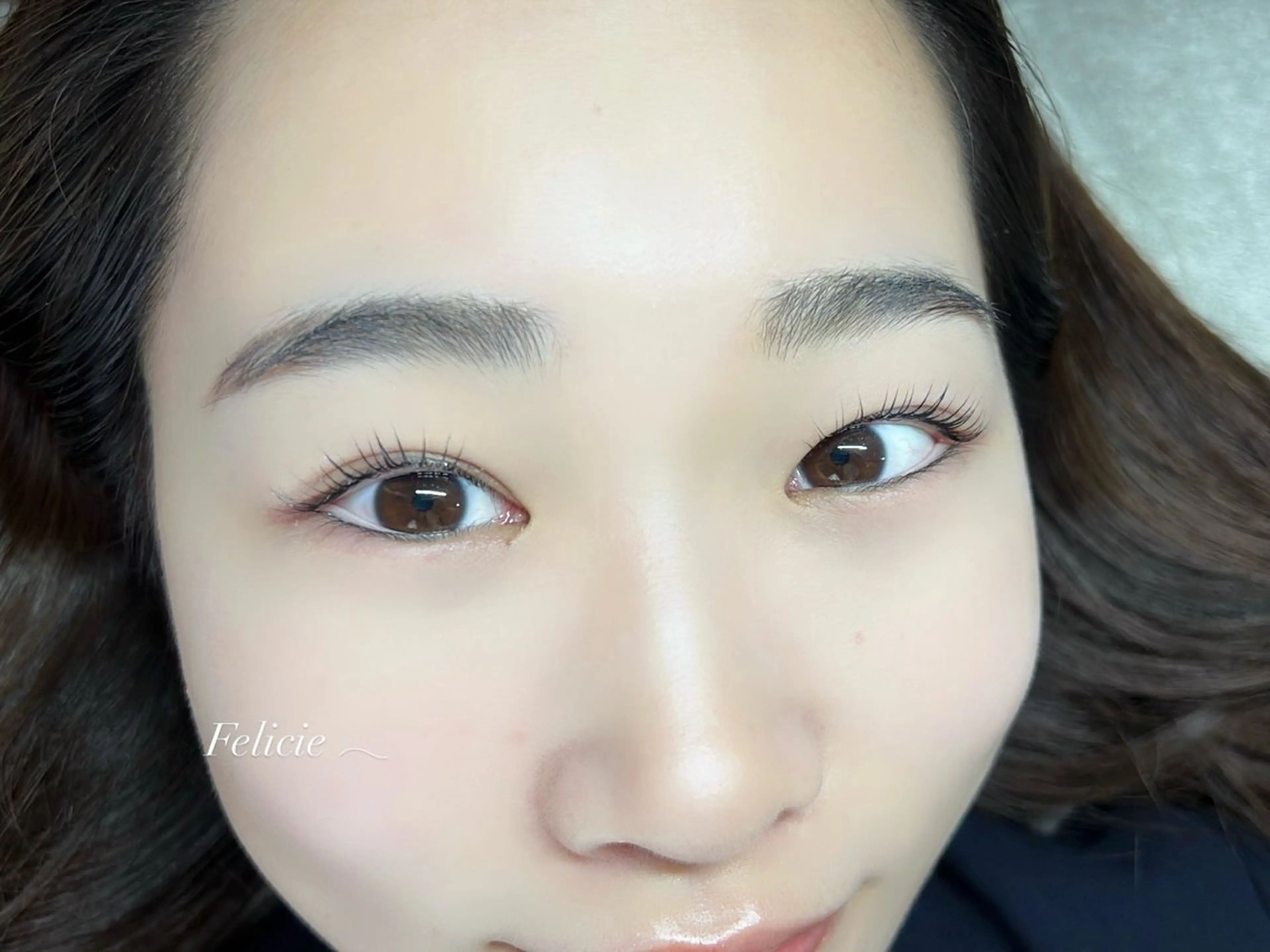 マツエク・マツパ パリジェンヌラッシュリフト マツパ Felicie＊ Sayakaのマツエク・マツパデザイン