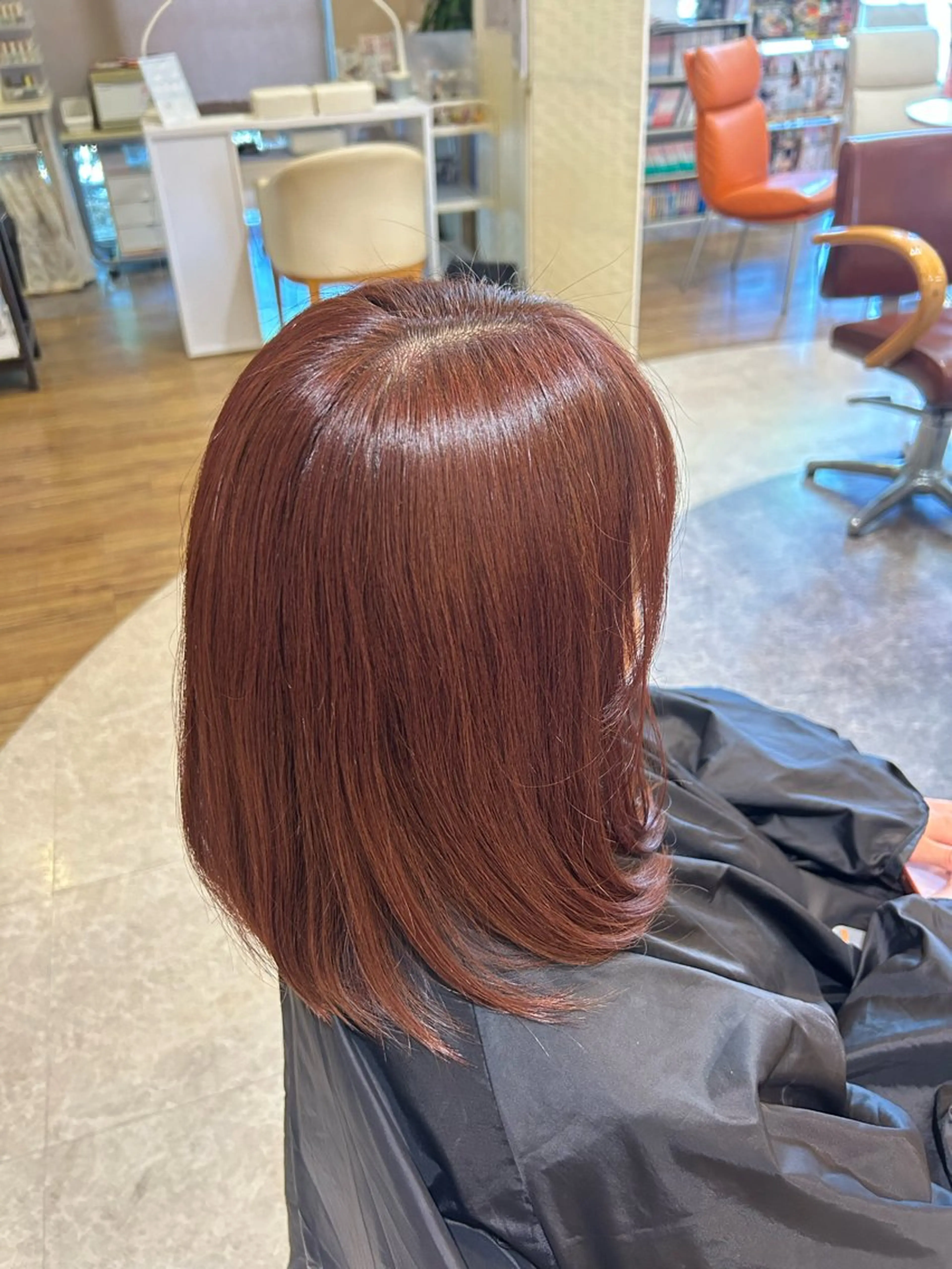 カラー ブラウンカラー ピンクカラー 前田 亜由美のヘアスタイル