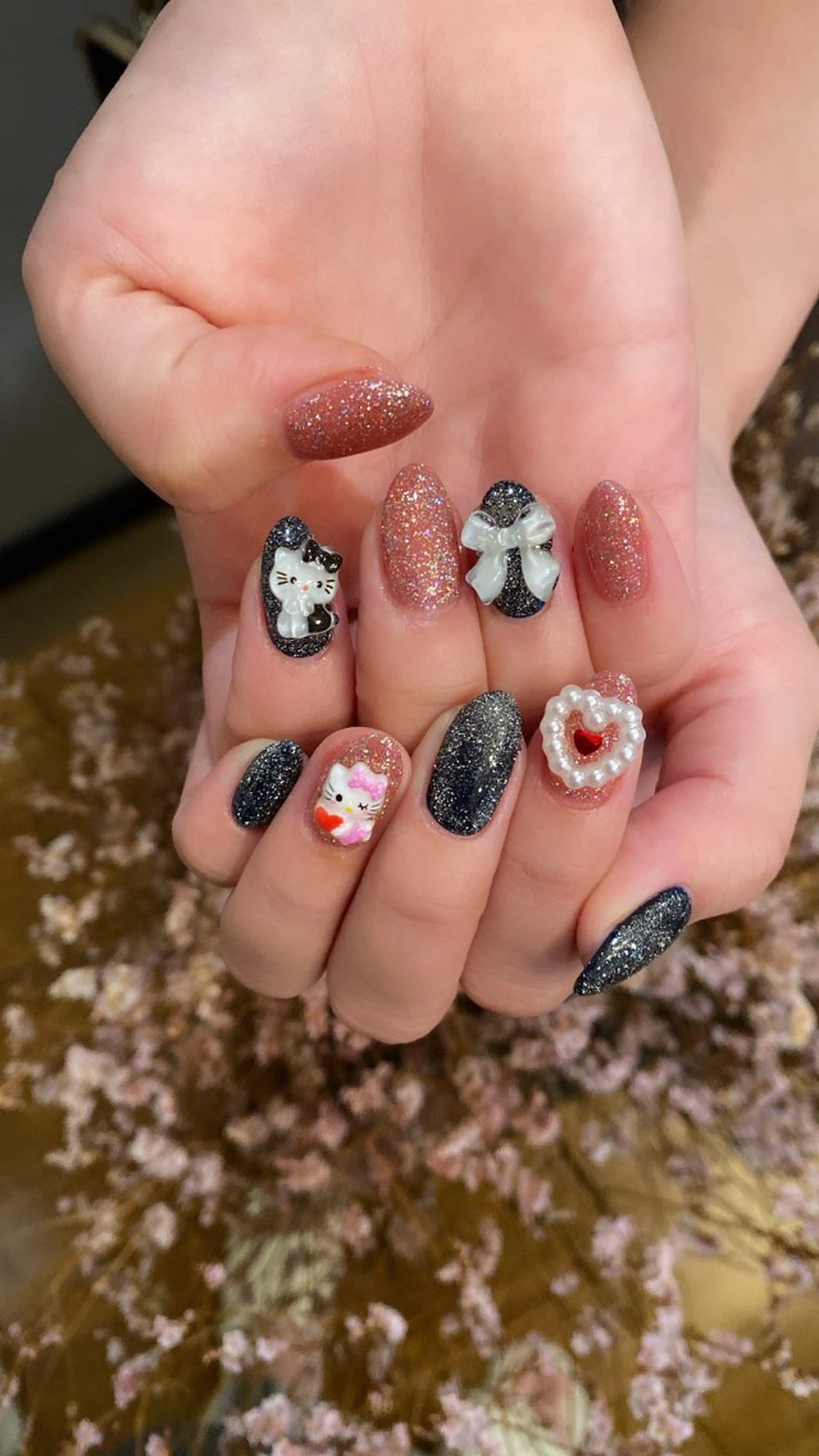 ネイル crystal ⭐︎ colorのネイルデザイン