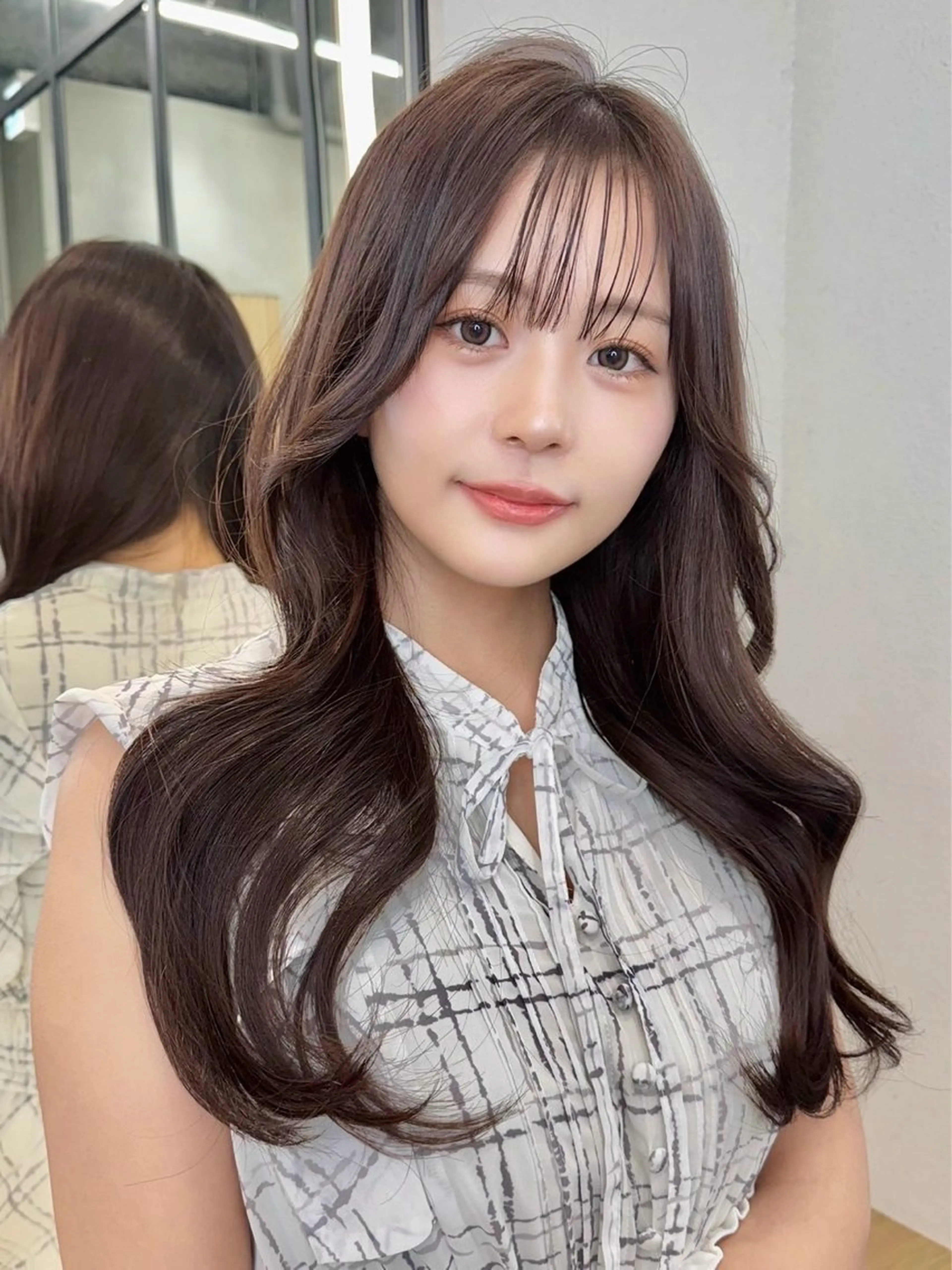 ロング カラー lond profil 浦和店所属・mina/浦和 ショート/韓国ヘアのヘアスタイル