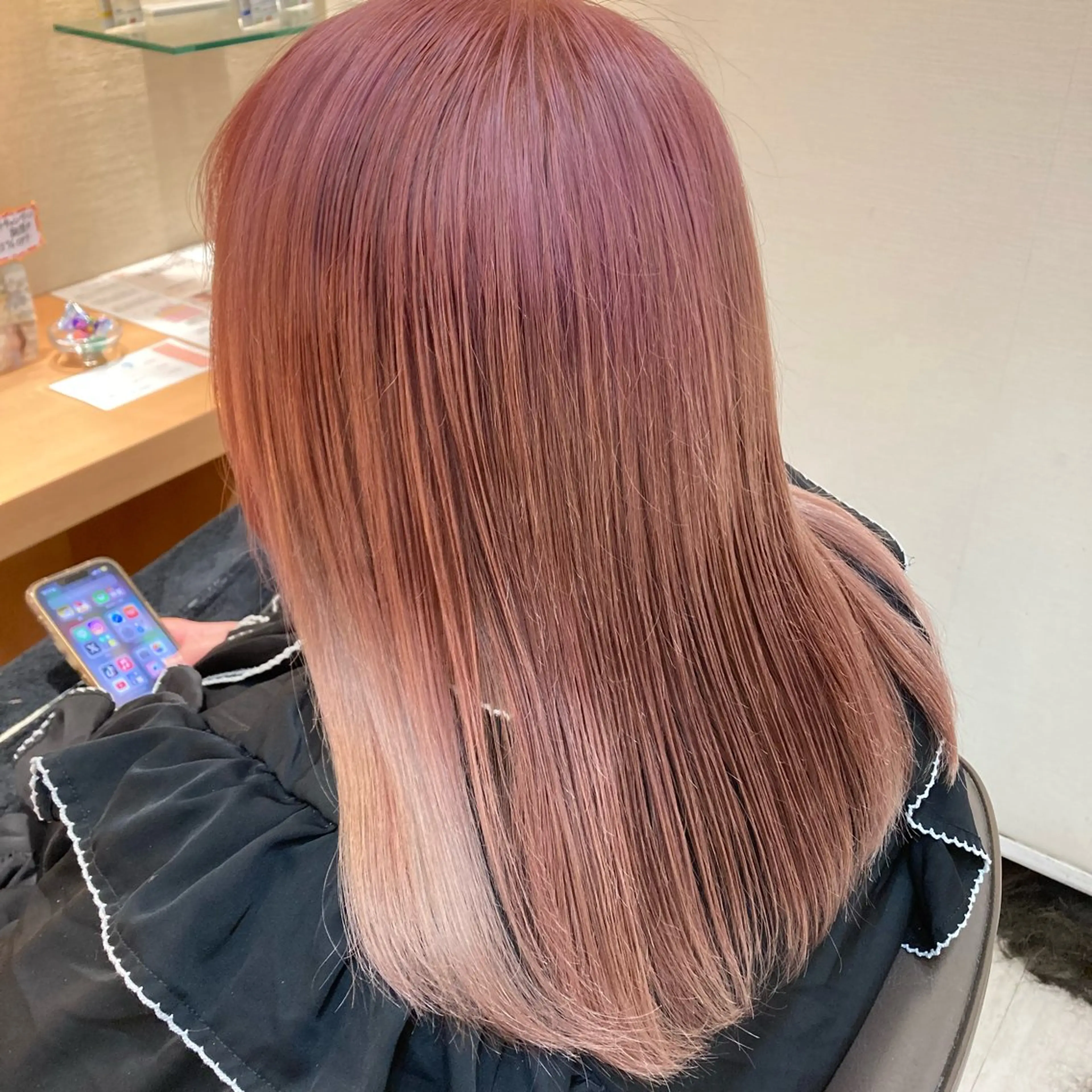 レディースカット＋ダブルカラーの写真