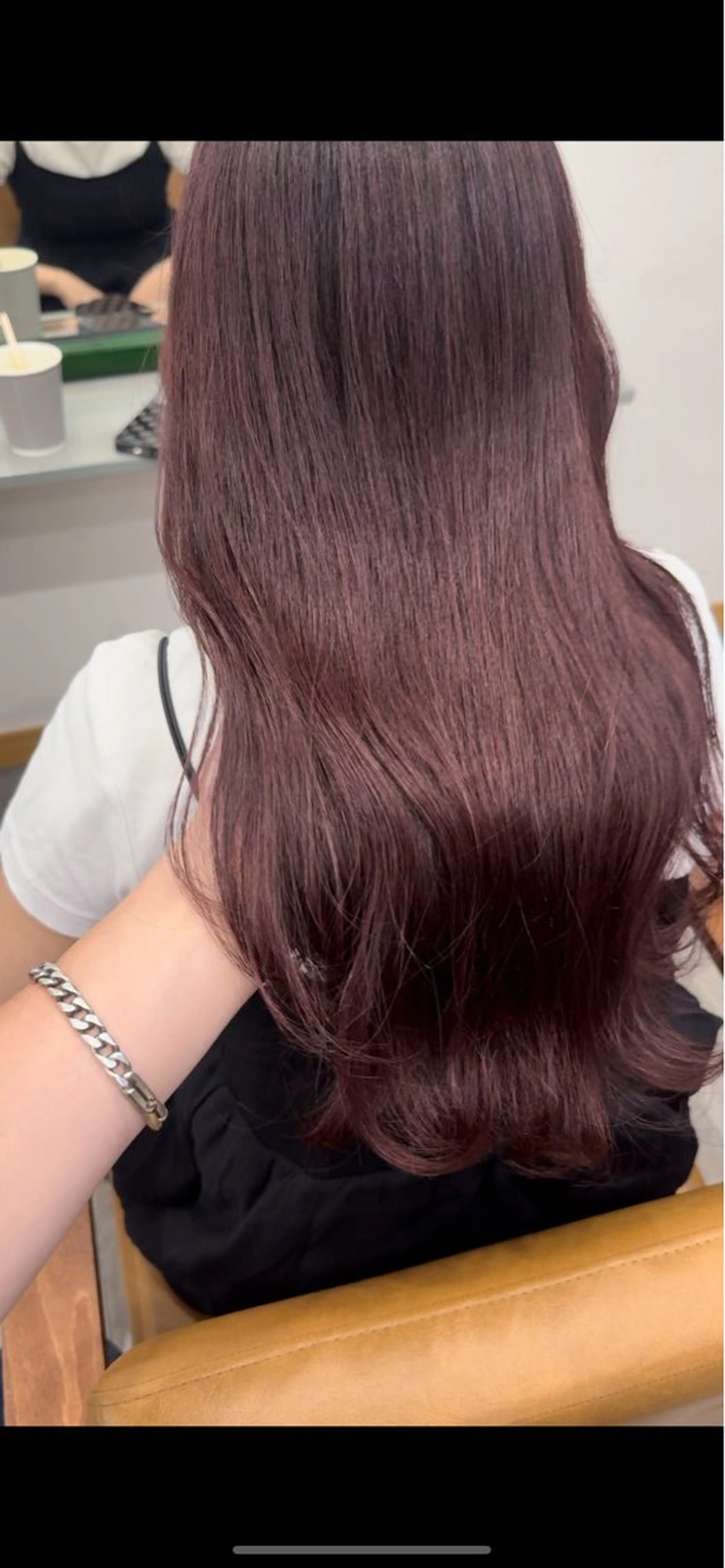 ロング カラー ピンクカラー ＆tigre 佐藤秀太のヘアスタイル