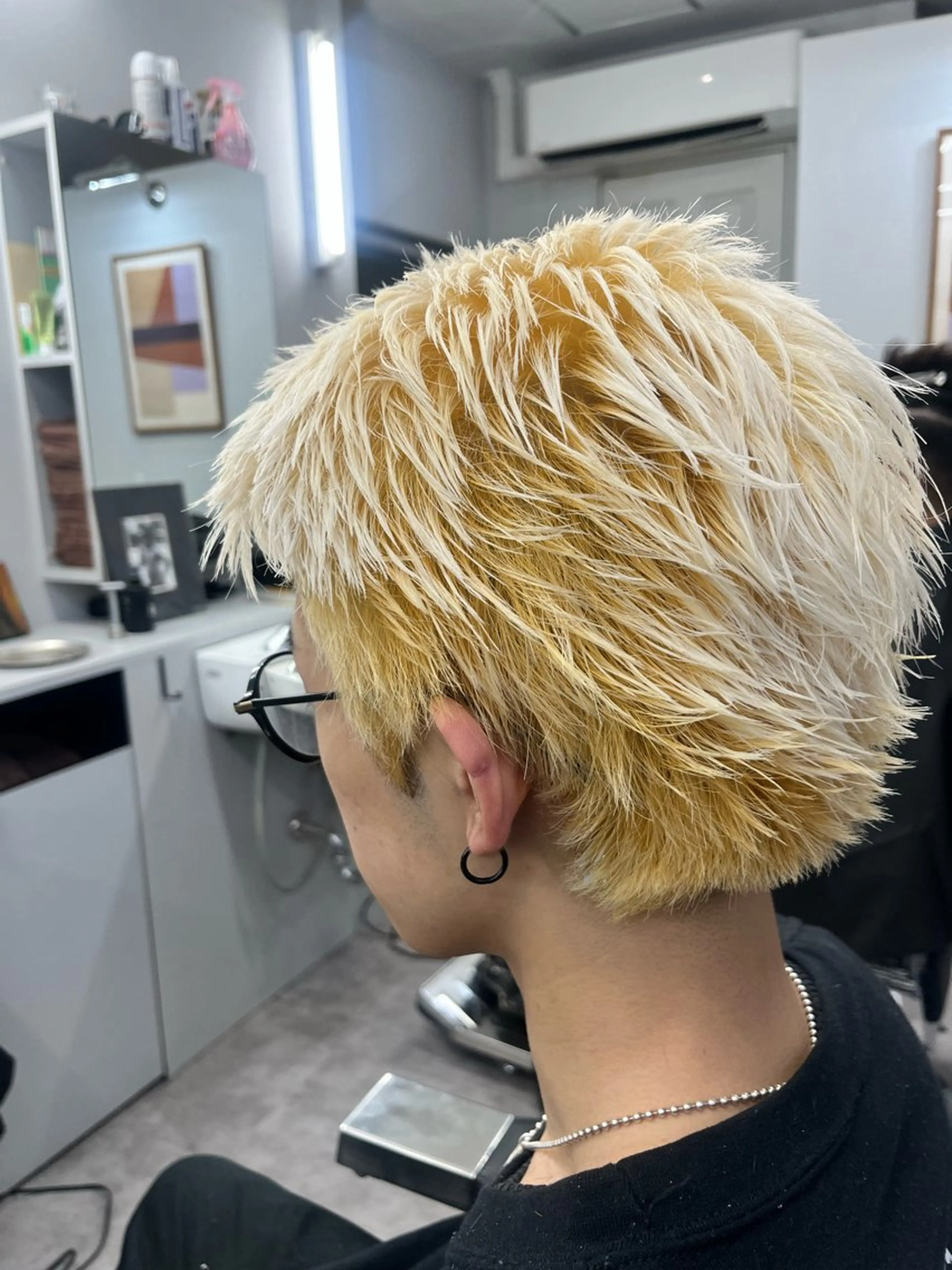 メンズ スパイキーショート 💈FADE &LINE安達のヘアスタイル
