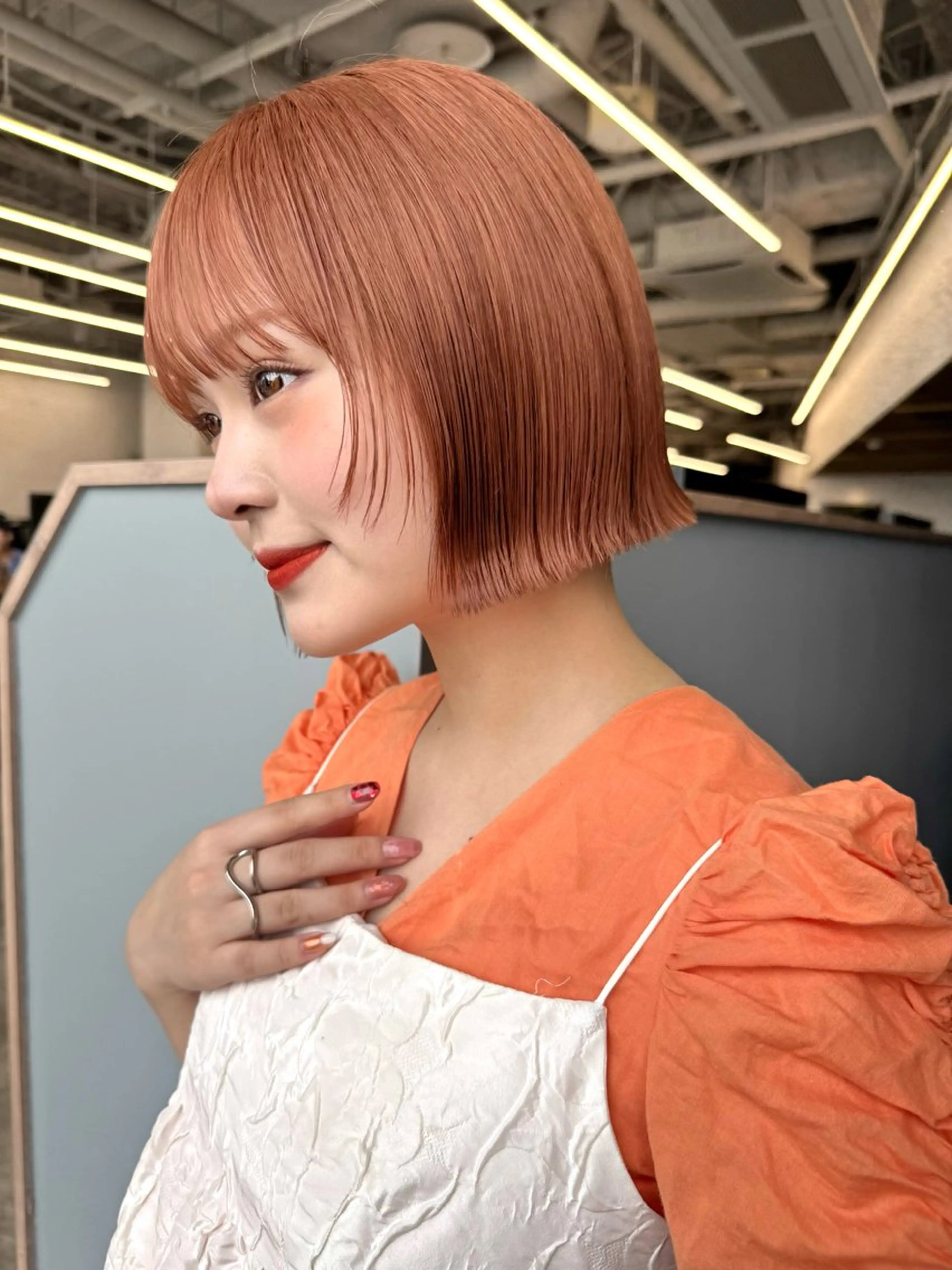 ロング ヘアカラー トリートメント 艶髪／レイヤー／ 垢抜け🩵／MARIのヘアスタイル