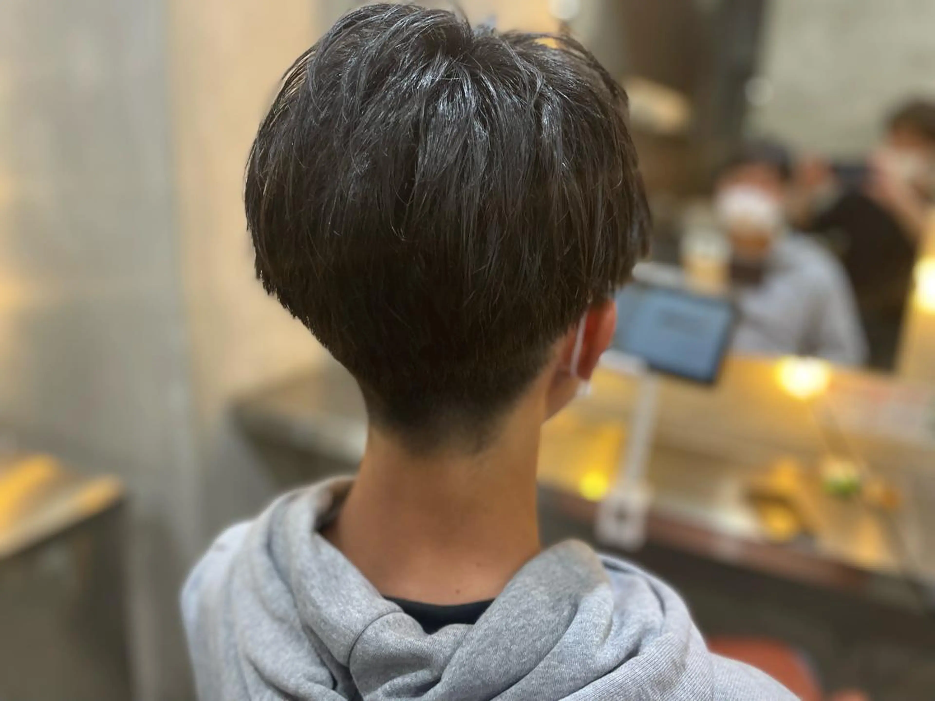 メンズ ツーブロック 岡田 駿也のヘアスタイル