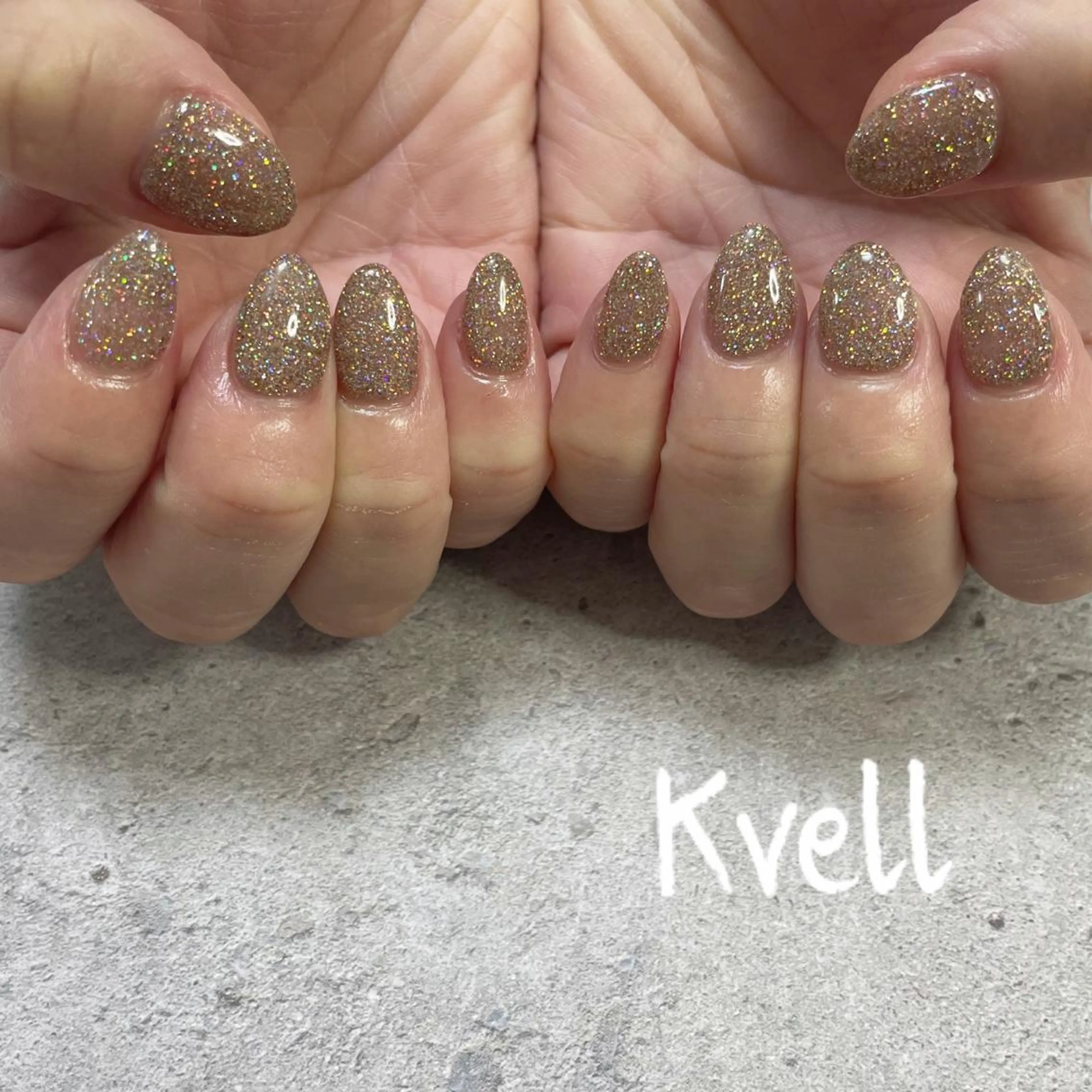 ネイル フラッシュネイル ハンドネイル nailsalon Kvellのネイルデザイン