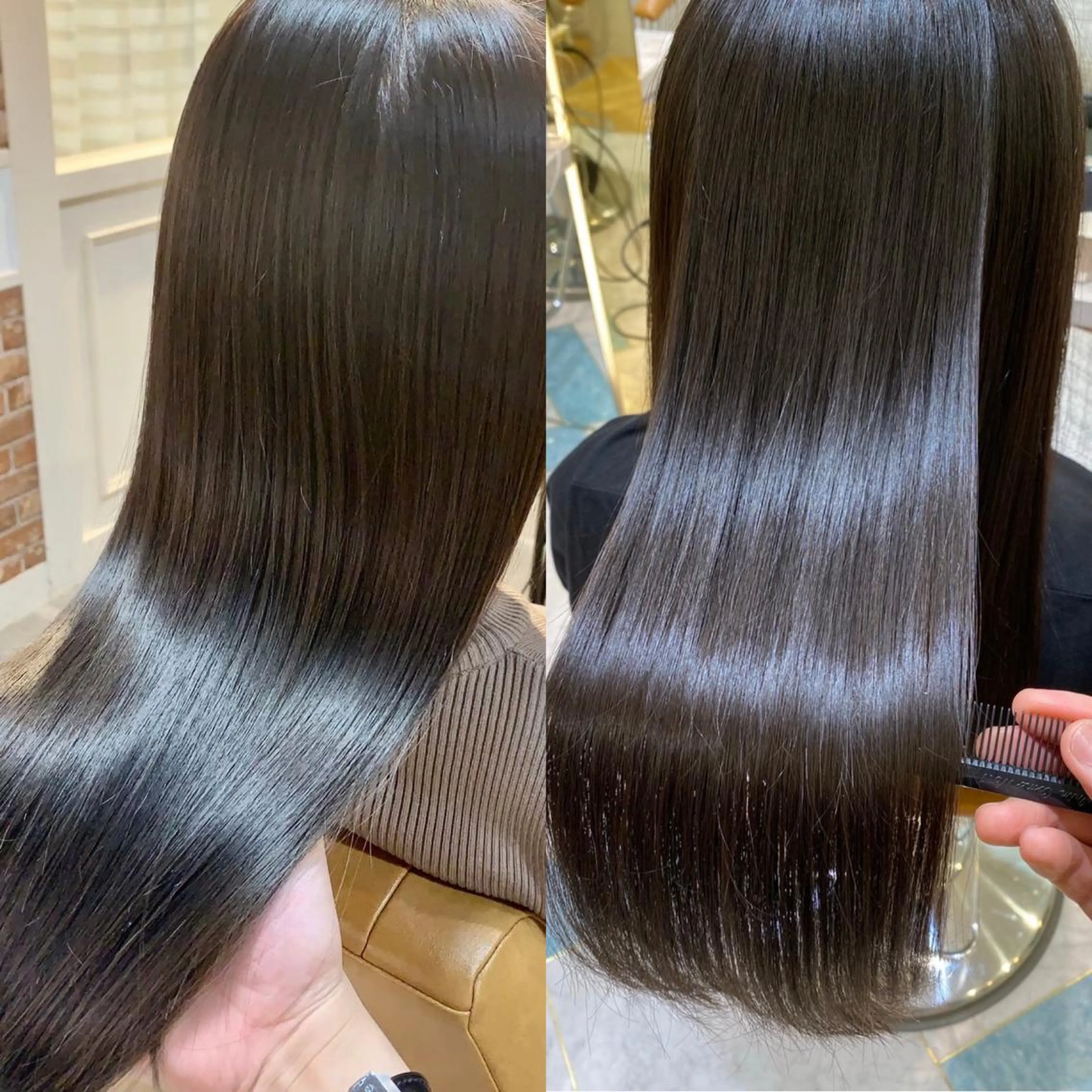 【最高級】カット✂️＋カラー🎨＋髪質改善トリートメント✨の写真