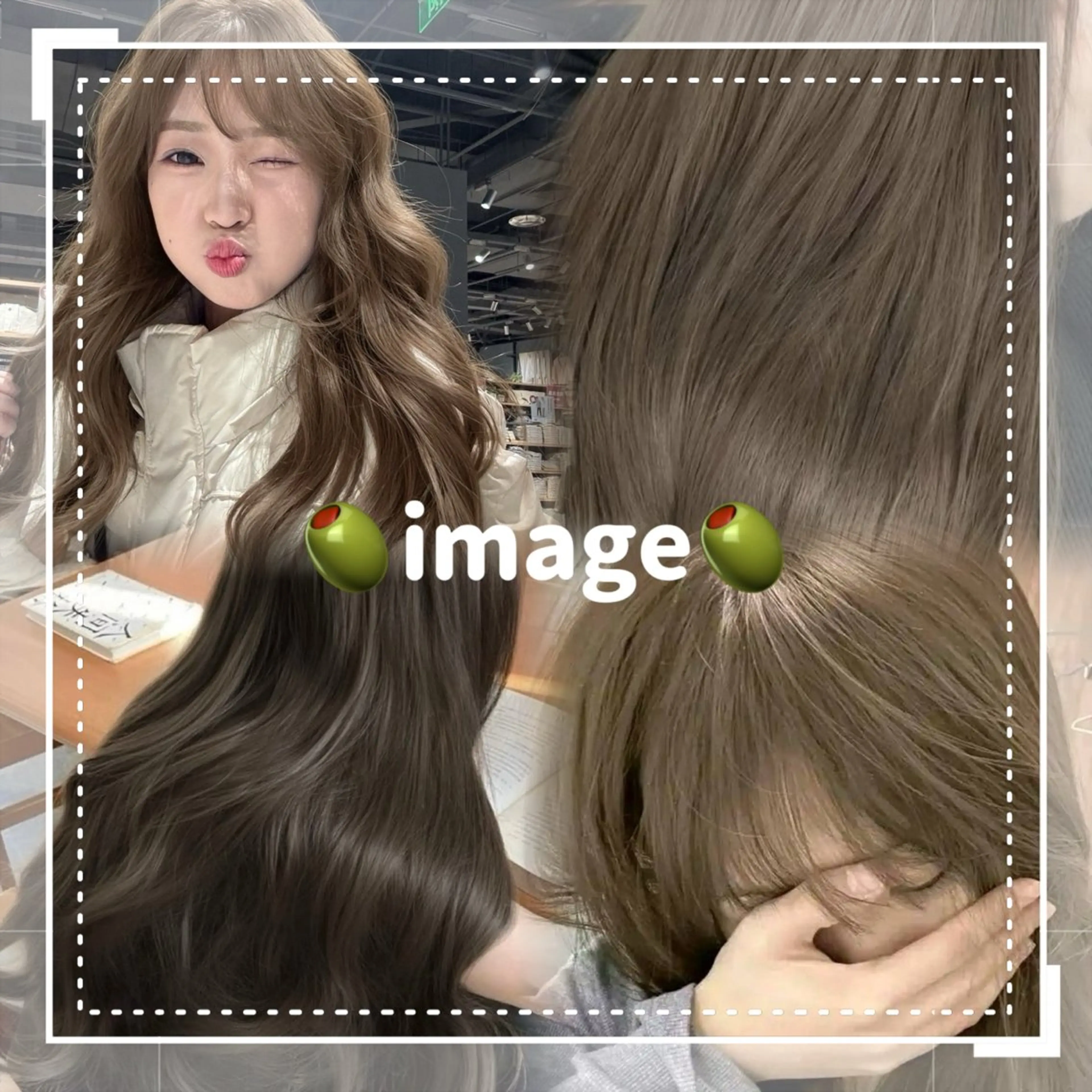 ロング カラー ヘアカラー non. ダブルカラー🎀🤍のヘアスタイル