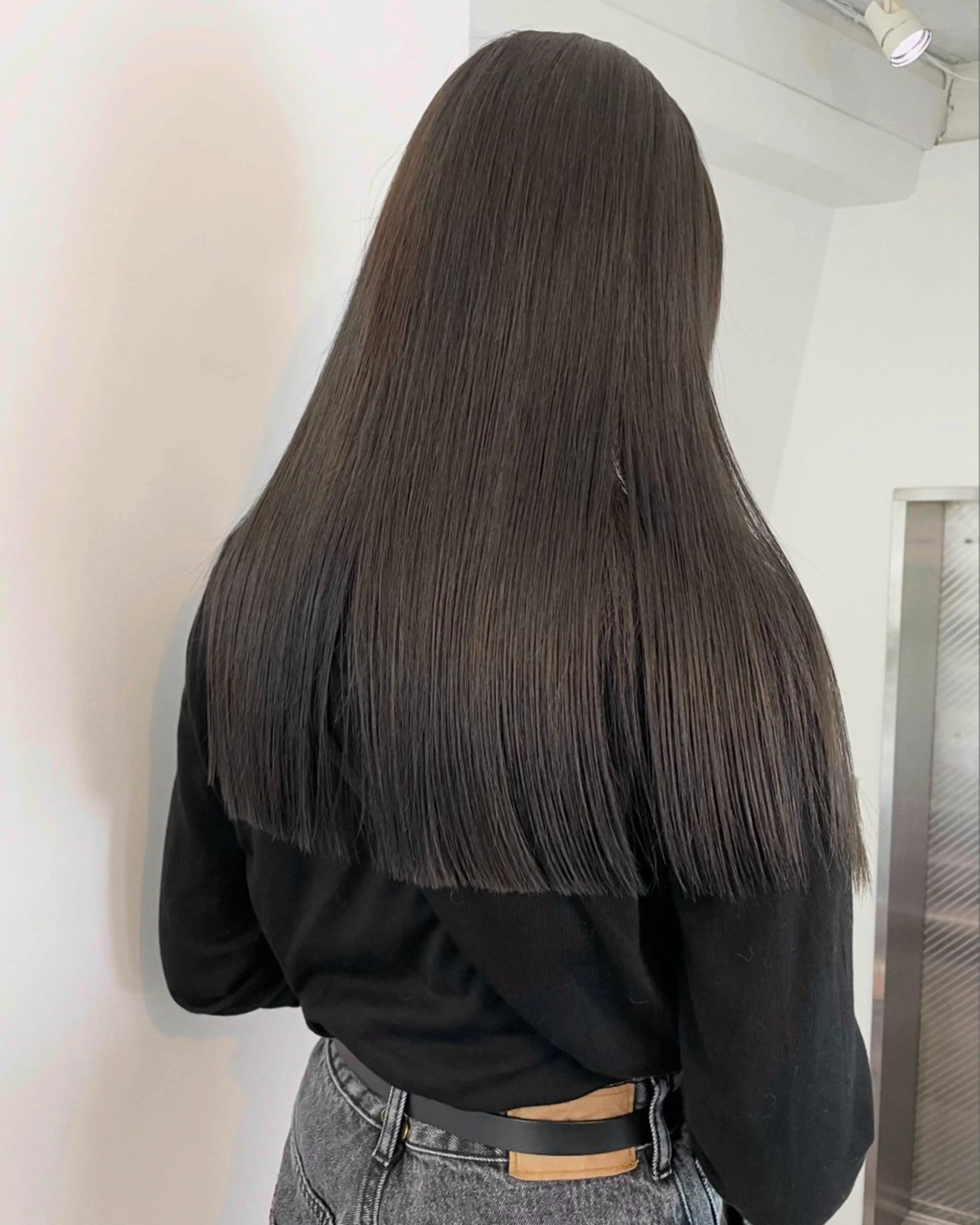 ロング ヘアカラー トリートメント 佐伯 和佳のヘアスタイル