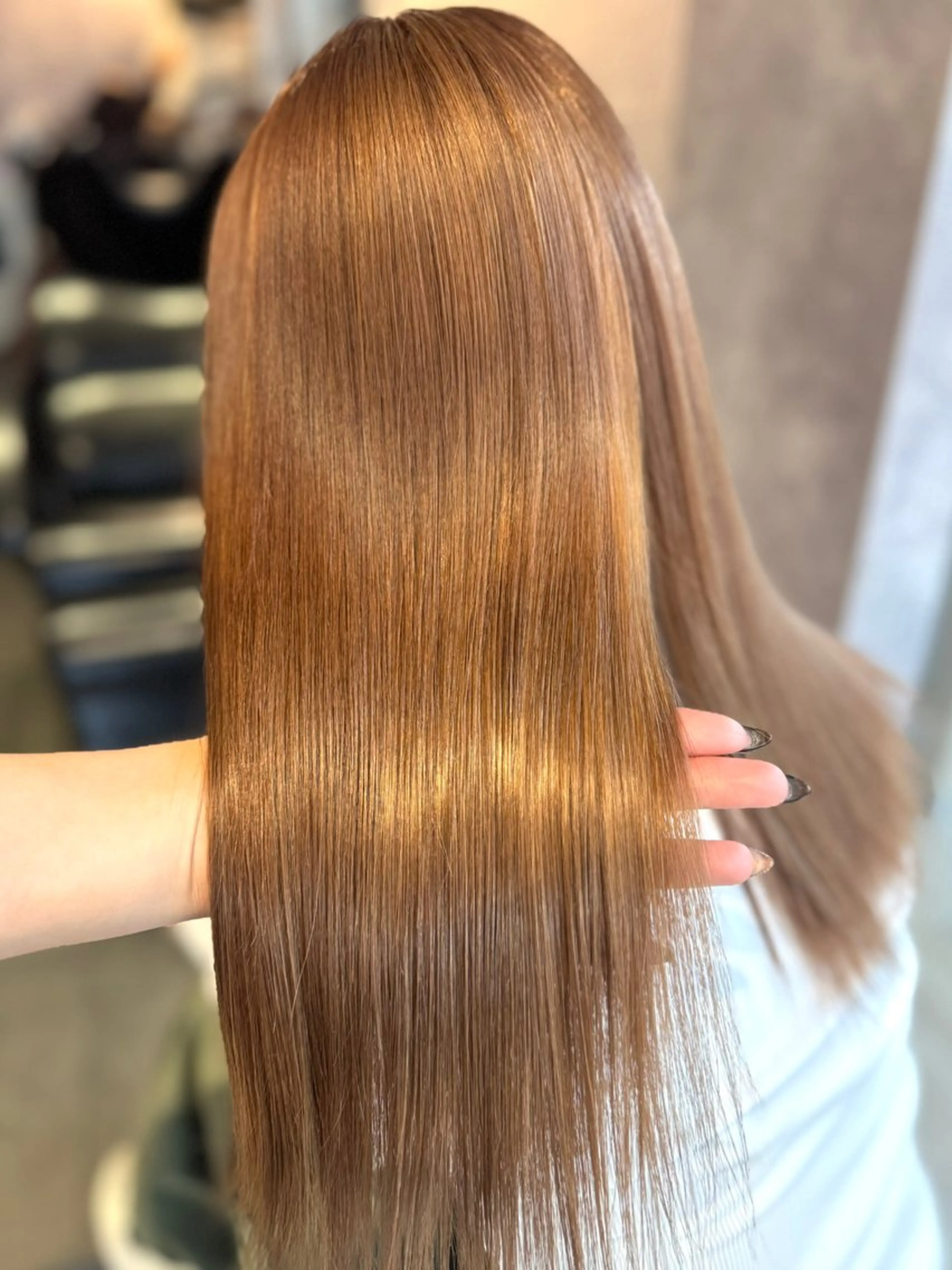 ミディアム カラー ヘアカラー 🩶mana🩶艶髪 /カラーオンカラーのヘアスタイル