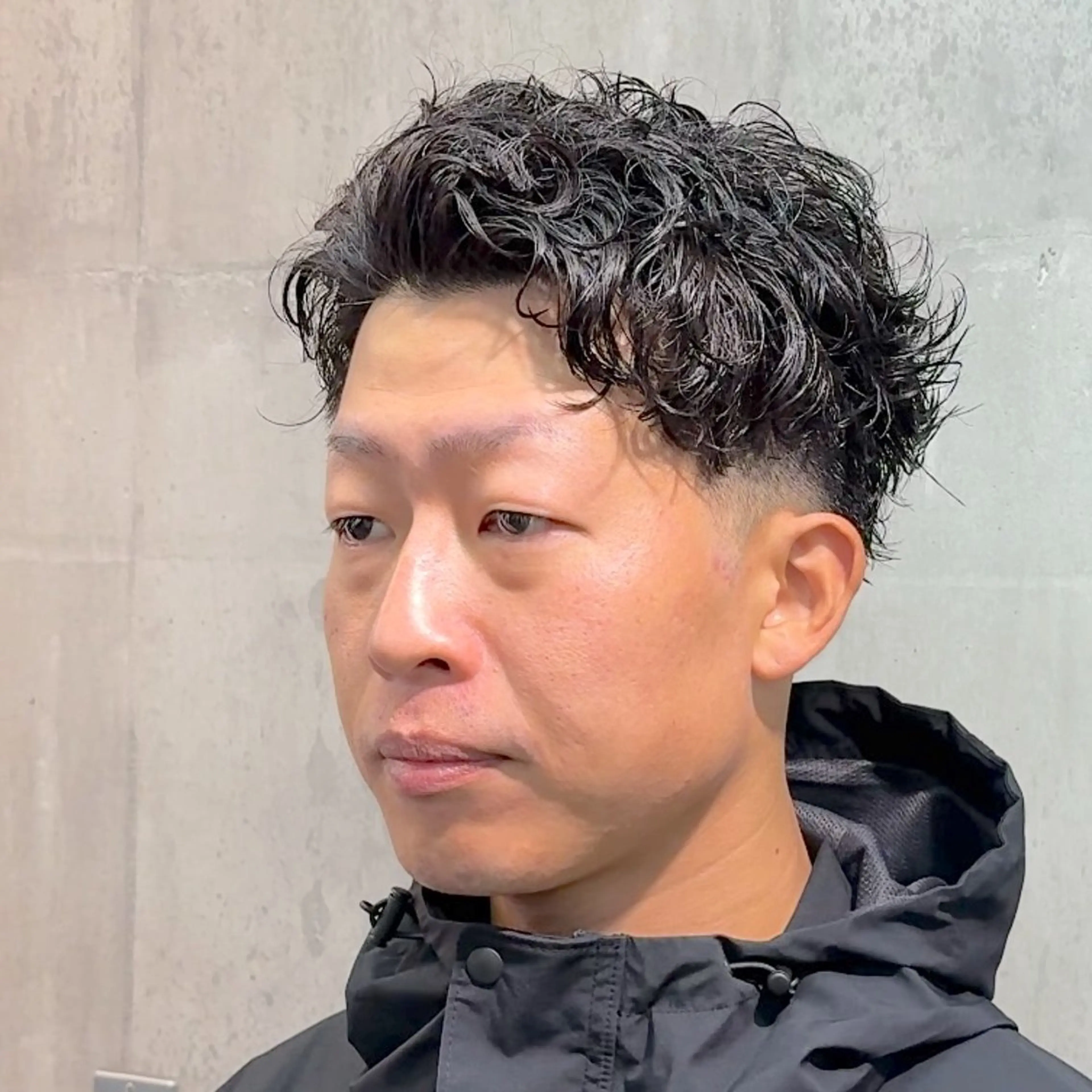 ショート パーマ ヘアアレンジ メンズ MENIN メンズ サロン　望月　涼太のヘアスタイル