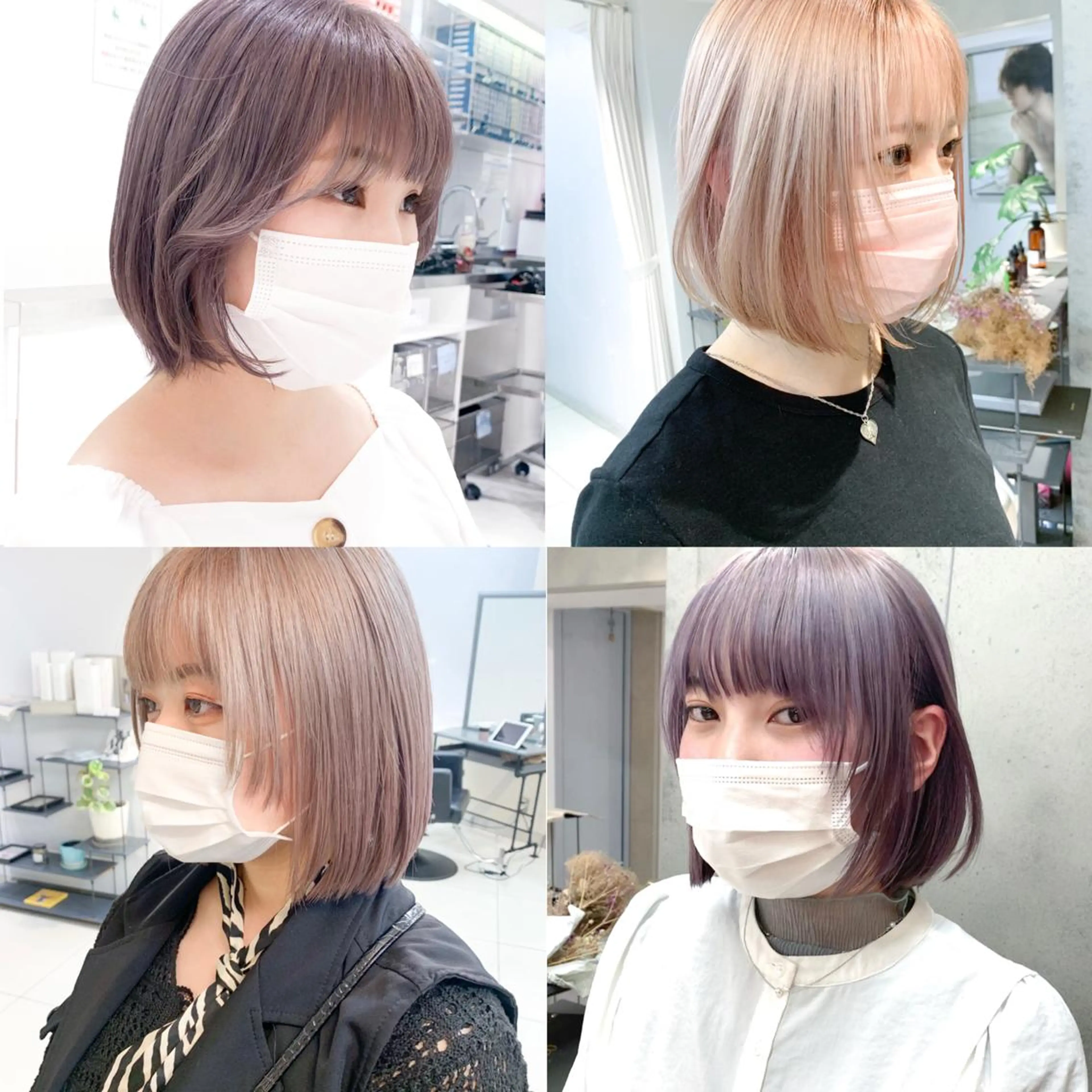 ショート カラー raika .のヘアスタイル