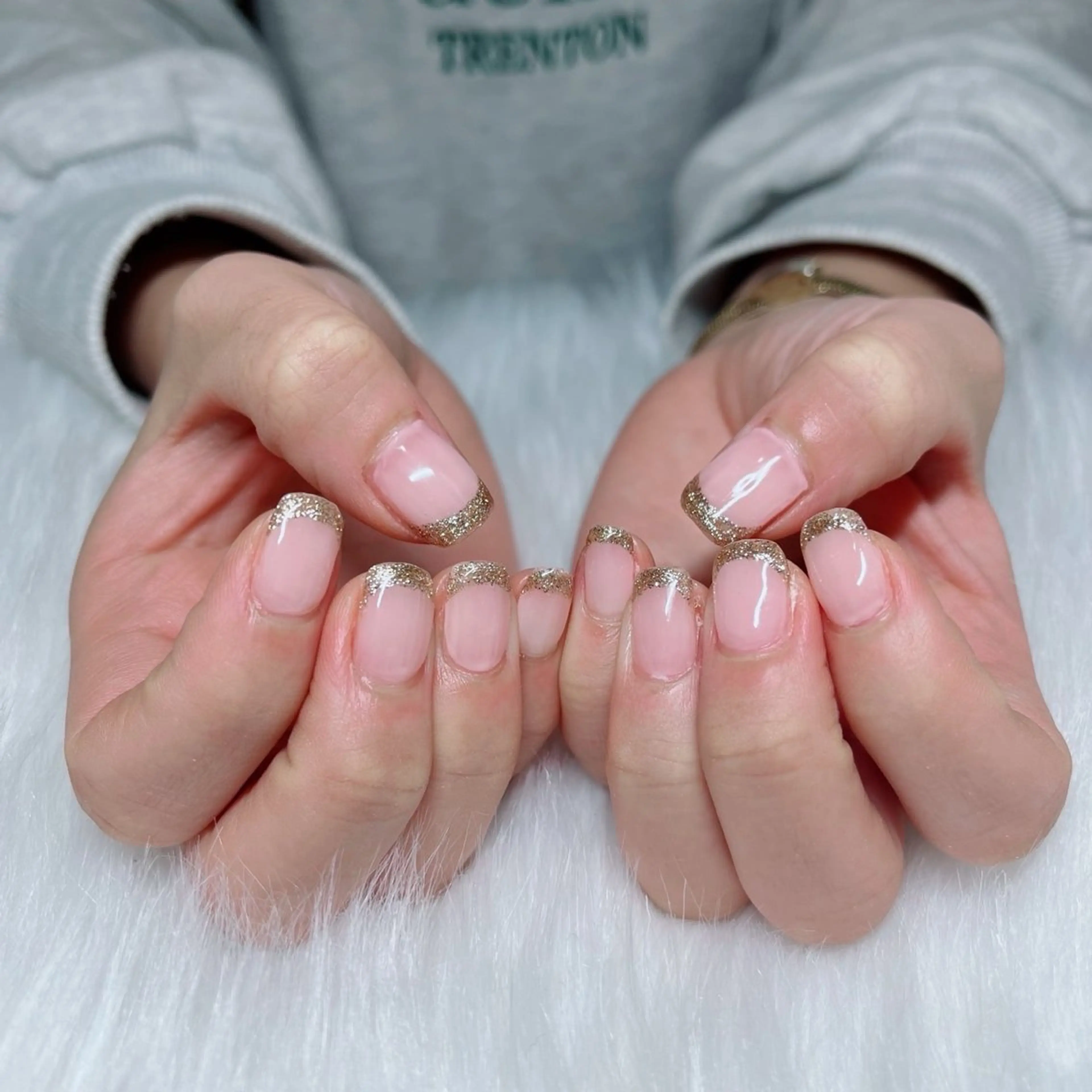 ネイル フレンチネイル ハンドネイル 加藤 千鈴のネイルデザイン