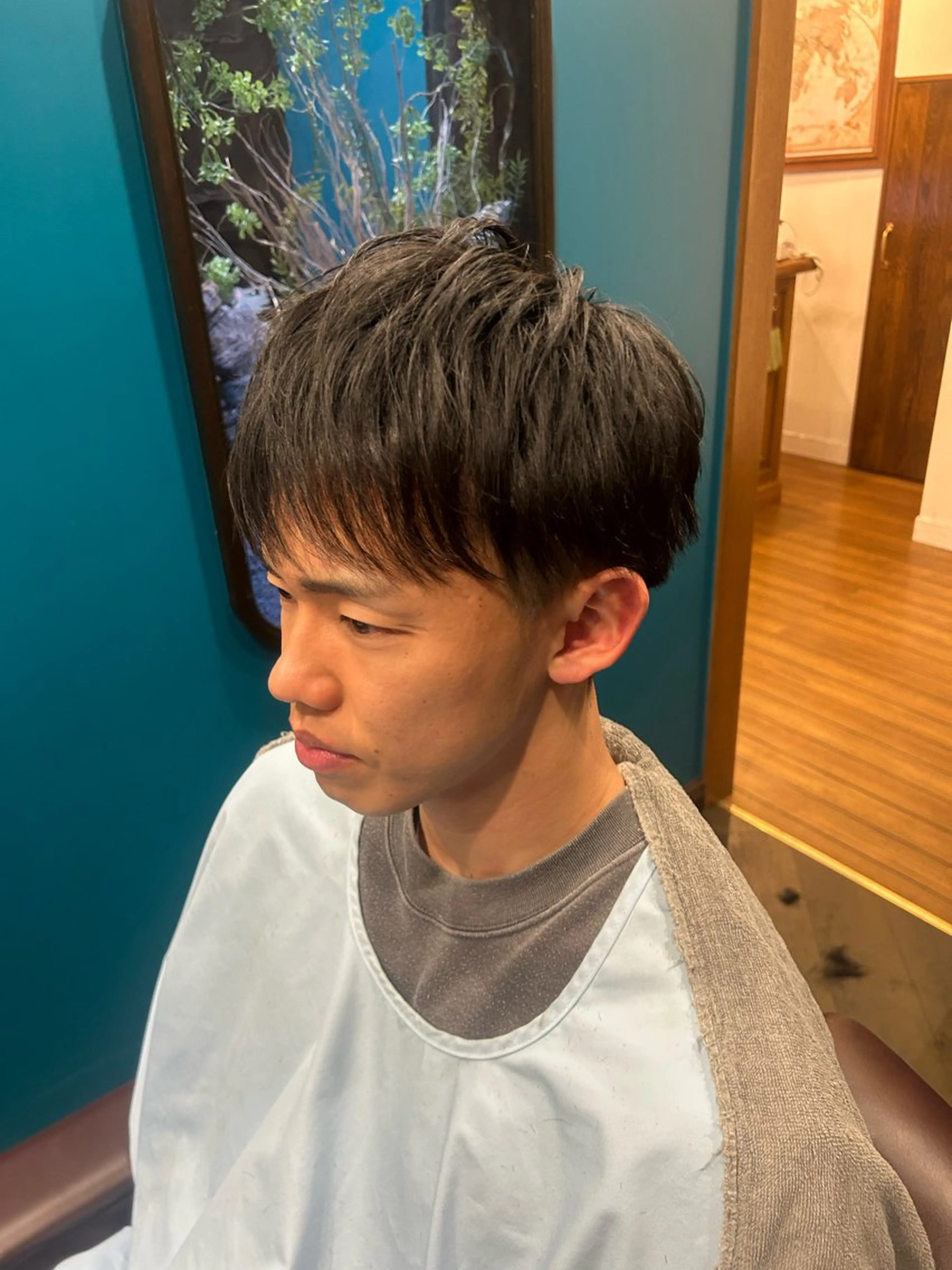 ミディアム 雫石 憲資のヘアスタイル