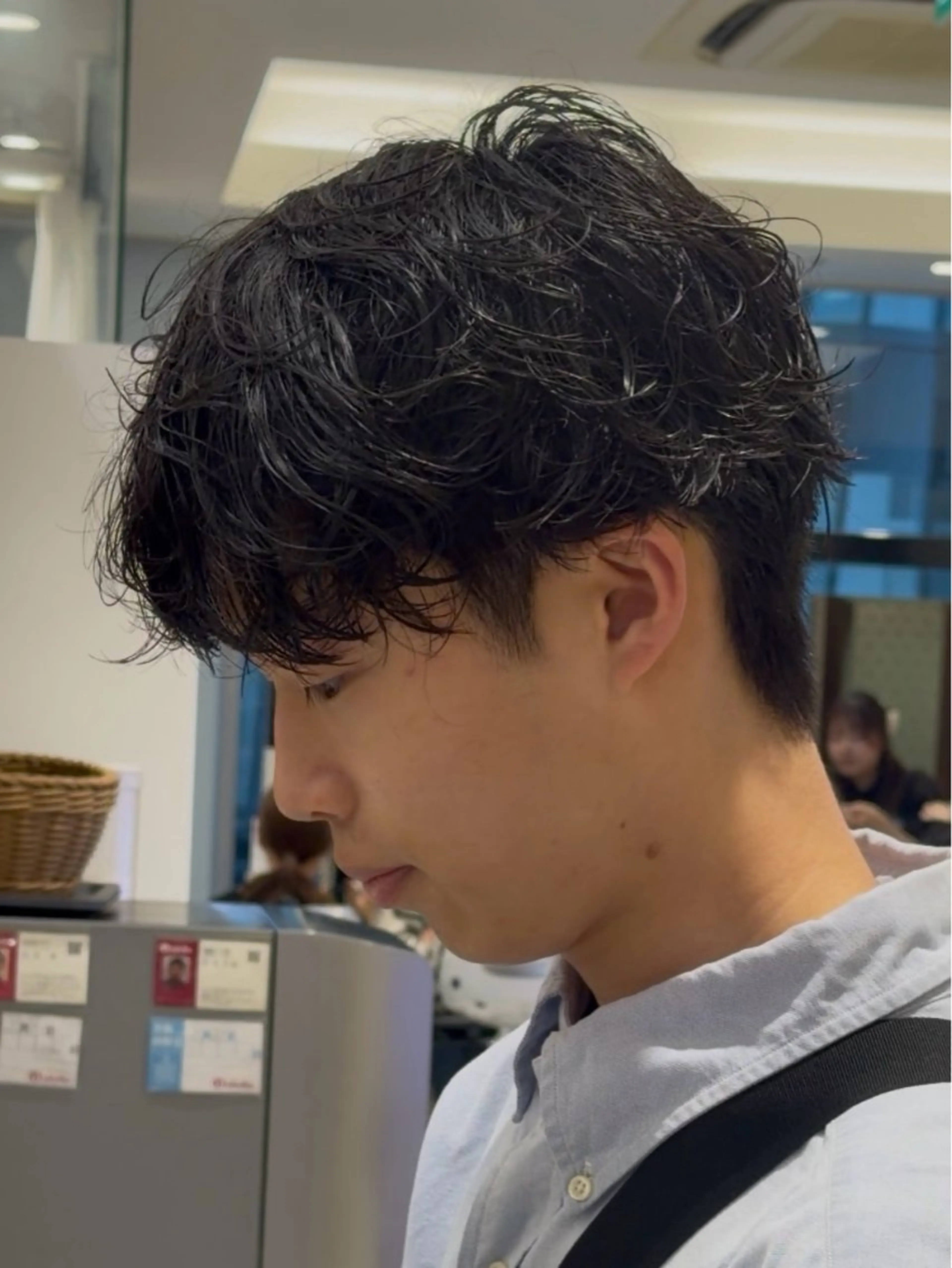 メンズ カット パーマ 銀座✂️メンズ特化｜ 韓国風｜renのヘアスタイル