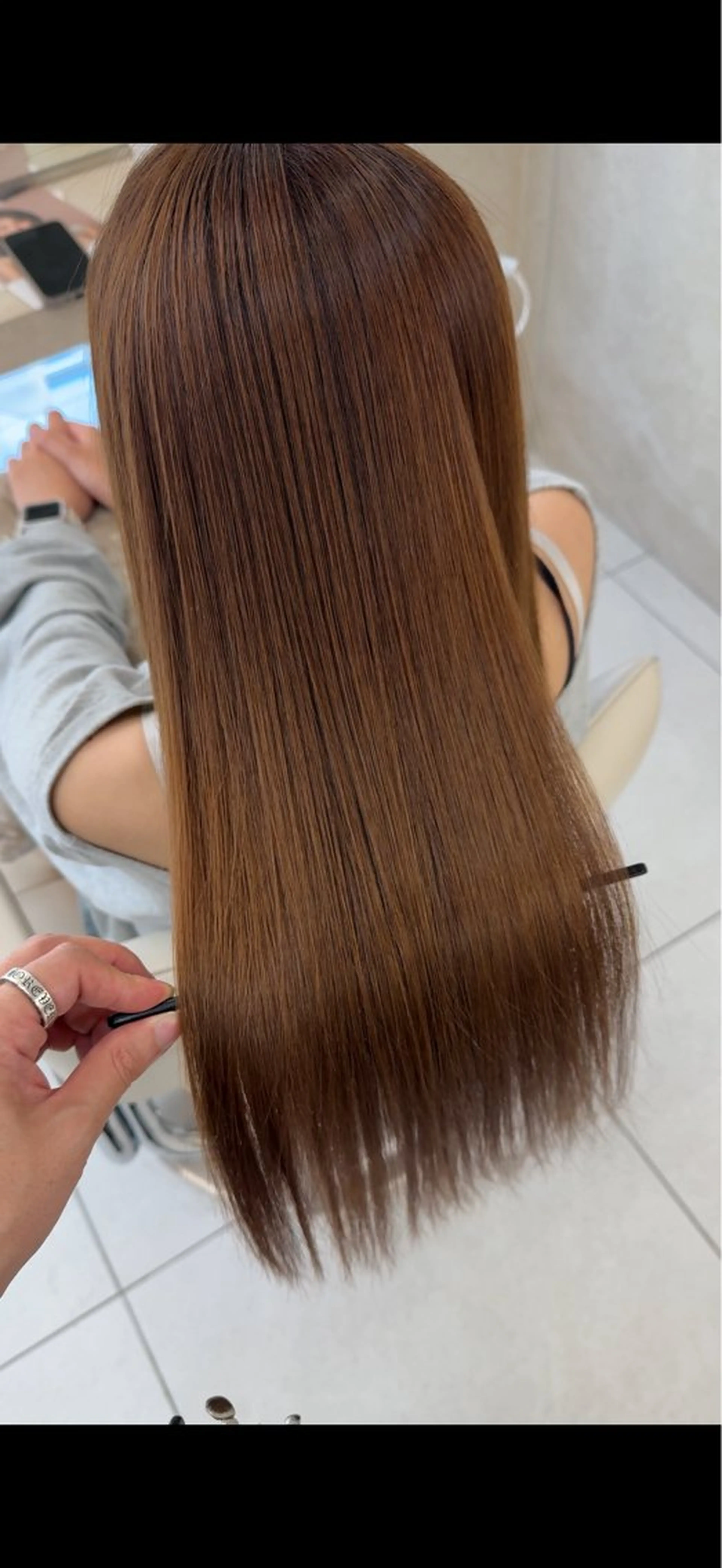 ロング 名古屋/レイヤー 島原　由璃のヘアスタイル