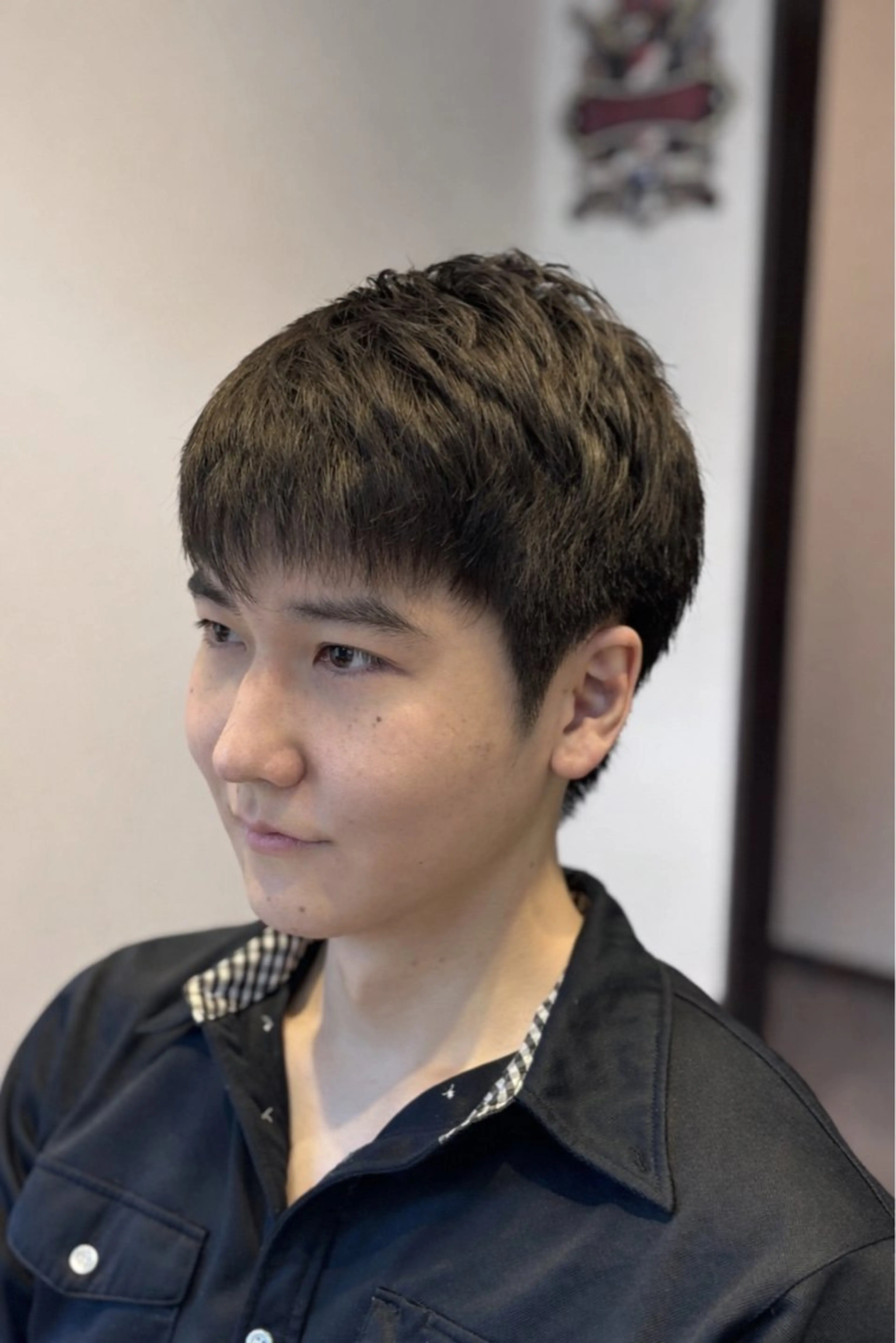 ミディアム カット 💈理容室/メンズ 特化💈平野 留衣のヘアスタイル